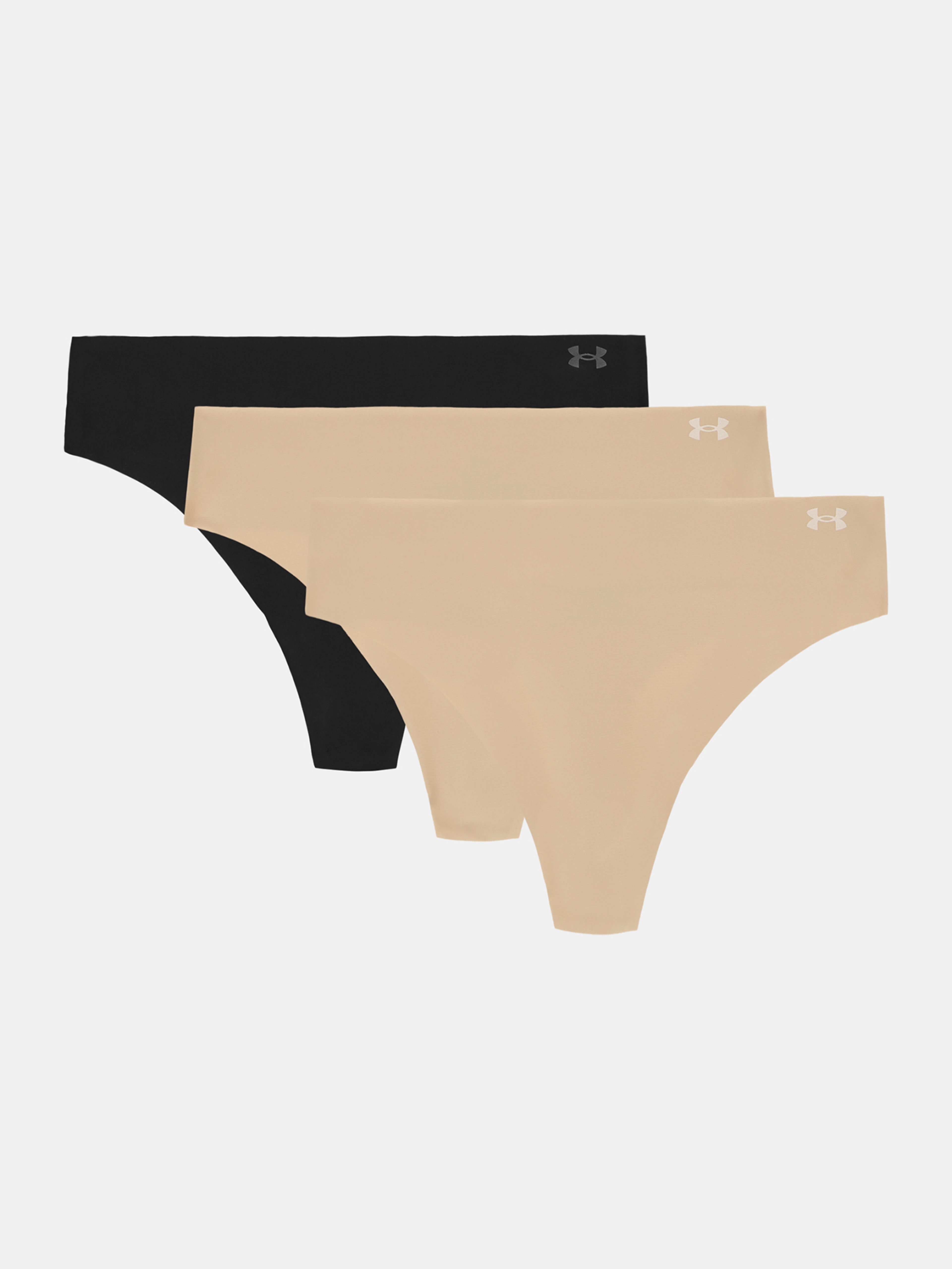 Női tanga Under Armour Ua Pure Stretch No Show Thong -Solid - 3pk