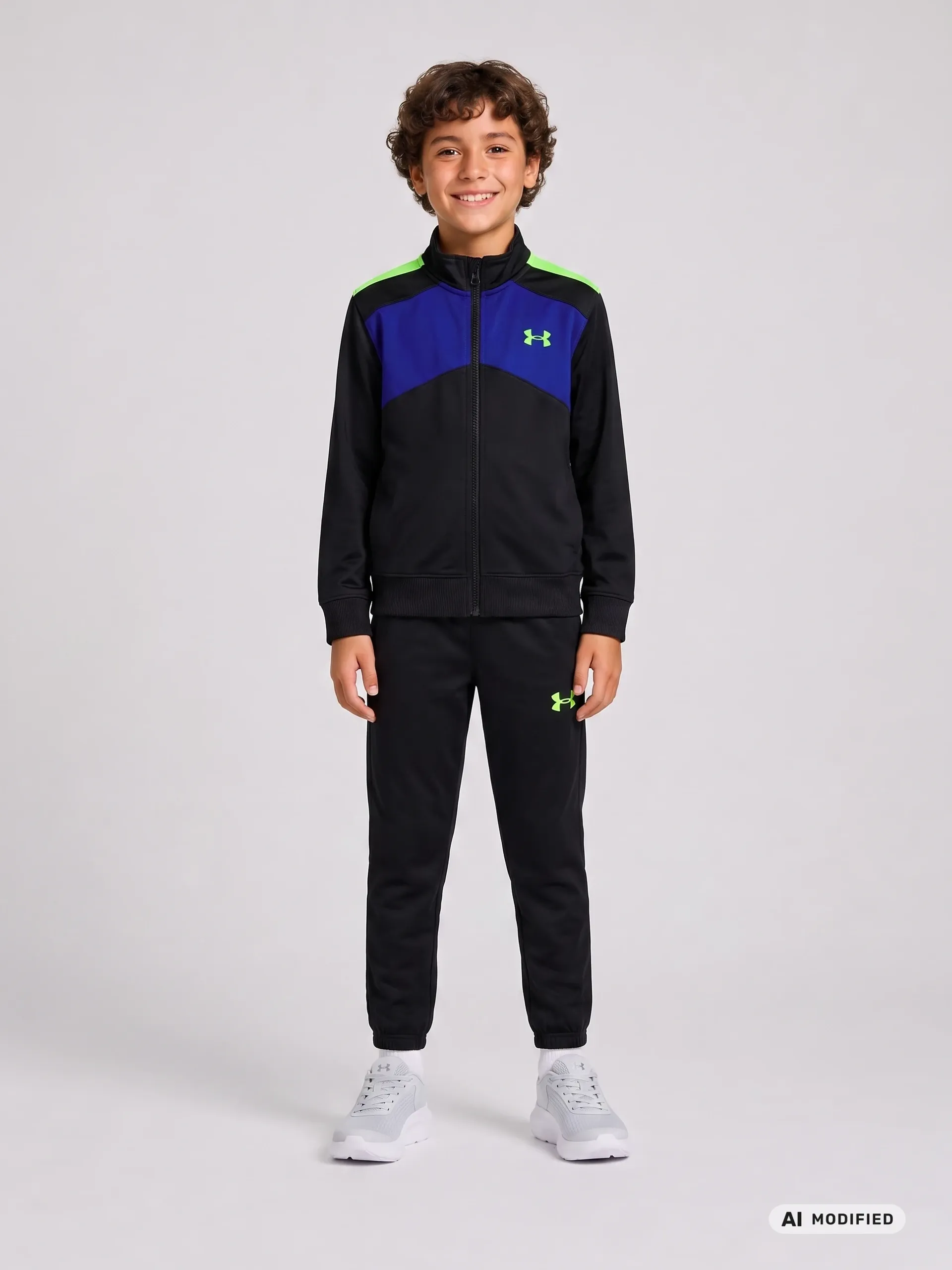 Fantovski set Under Armour UA COLORBLOCK TRACK SET - 001
