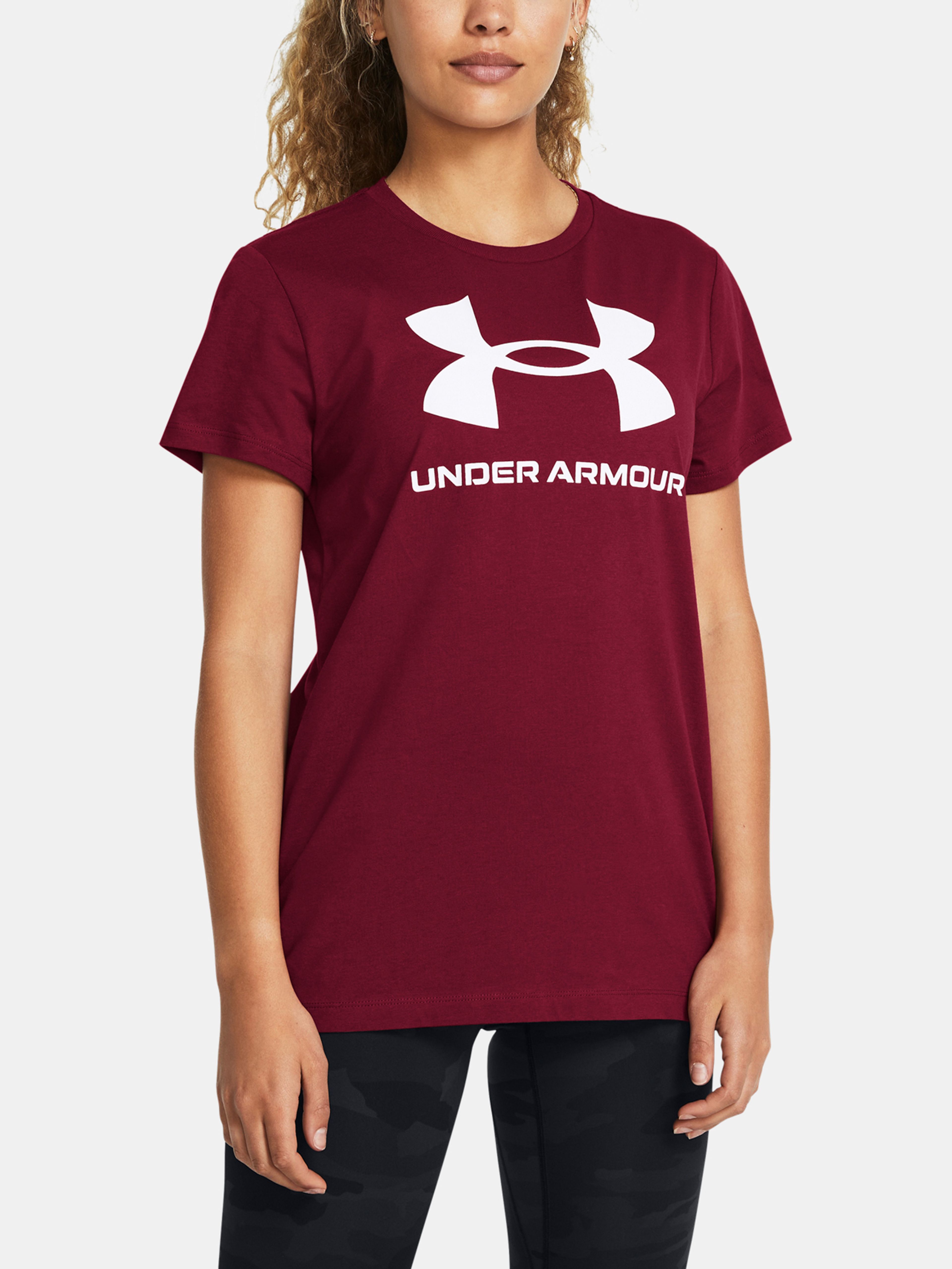 Dámské tričko Under Armour UA Rival Logo SS-RED