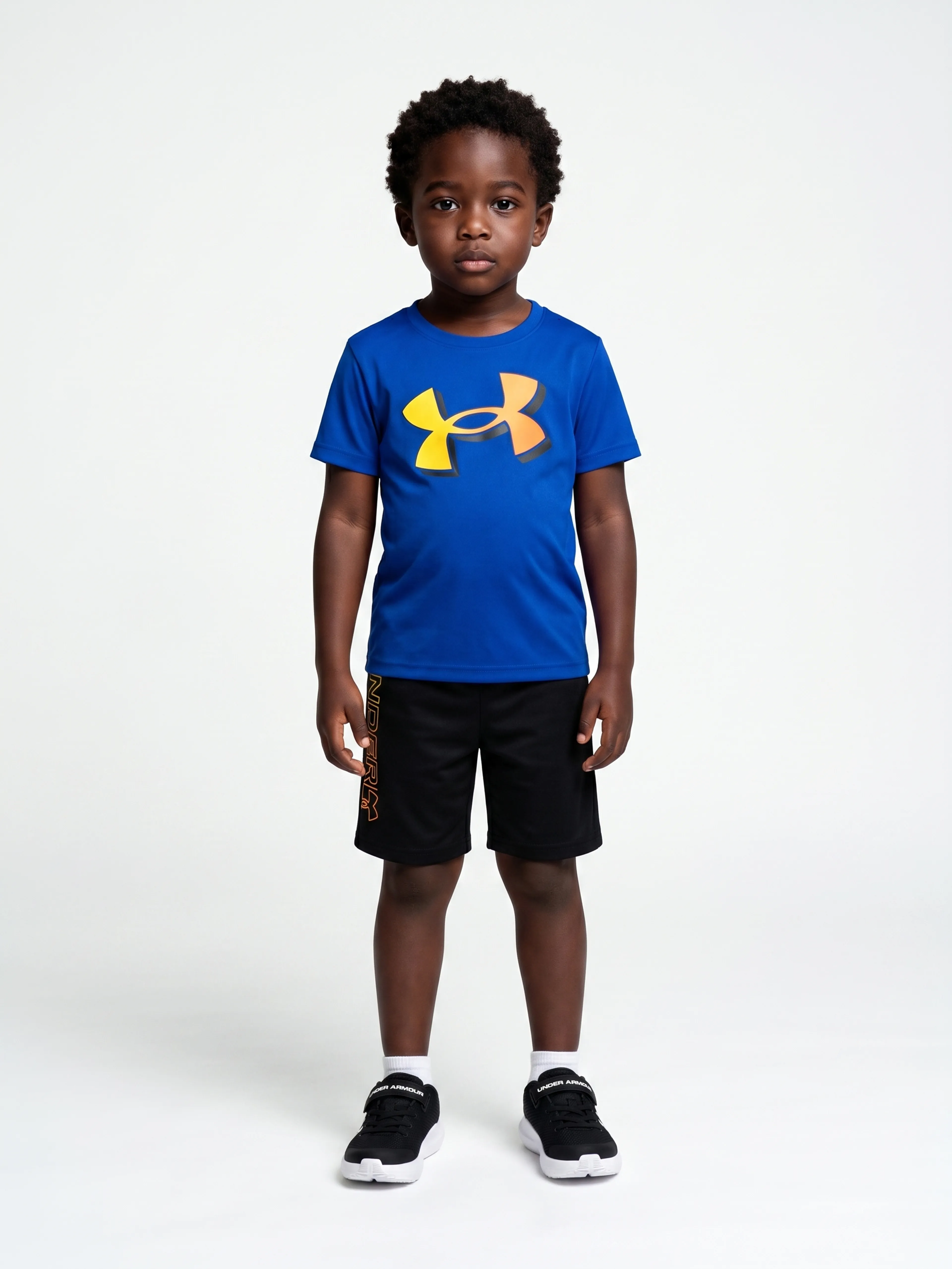 Chlapčenský set Under Armour UA GRADIENT LOGO SS SET-ROY - 001