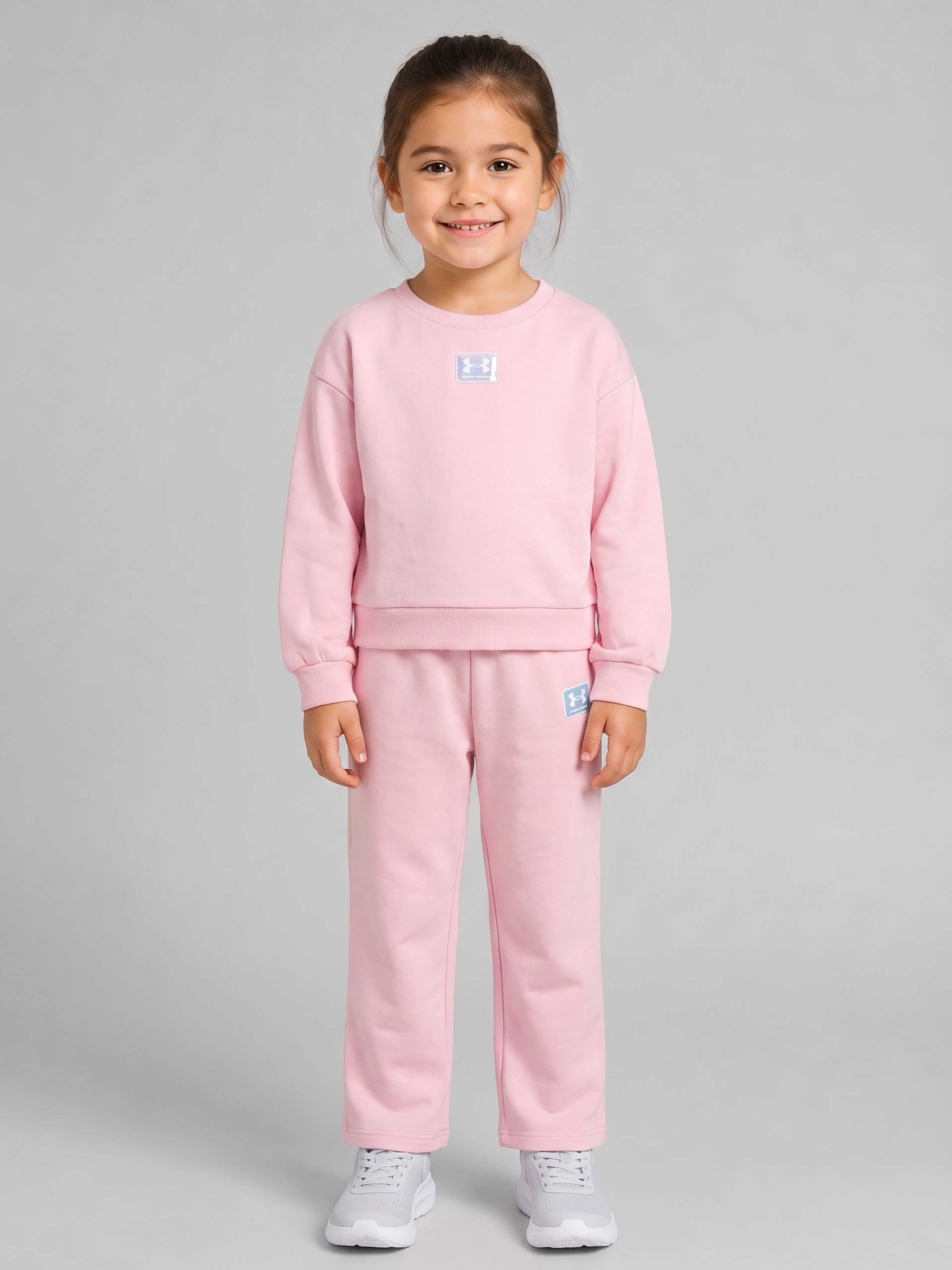 Dievčenský set Under Armour UA RIVAL CREW FLARE SET - 001