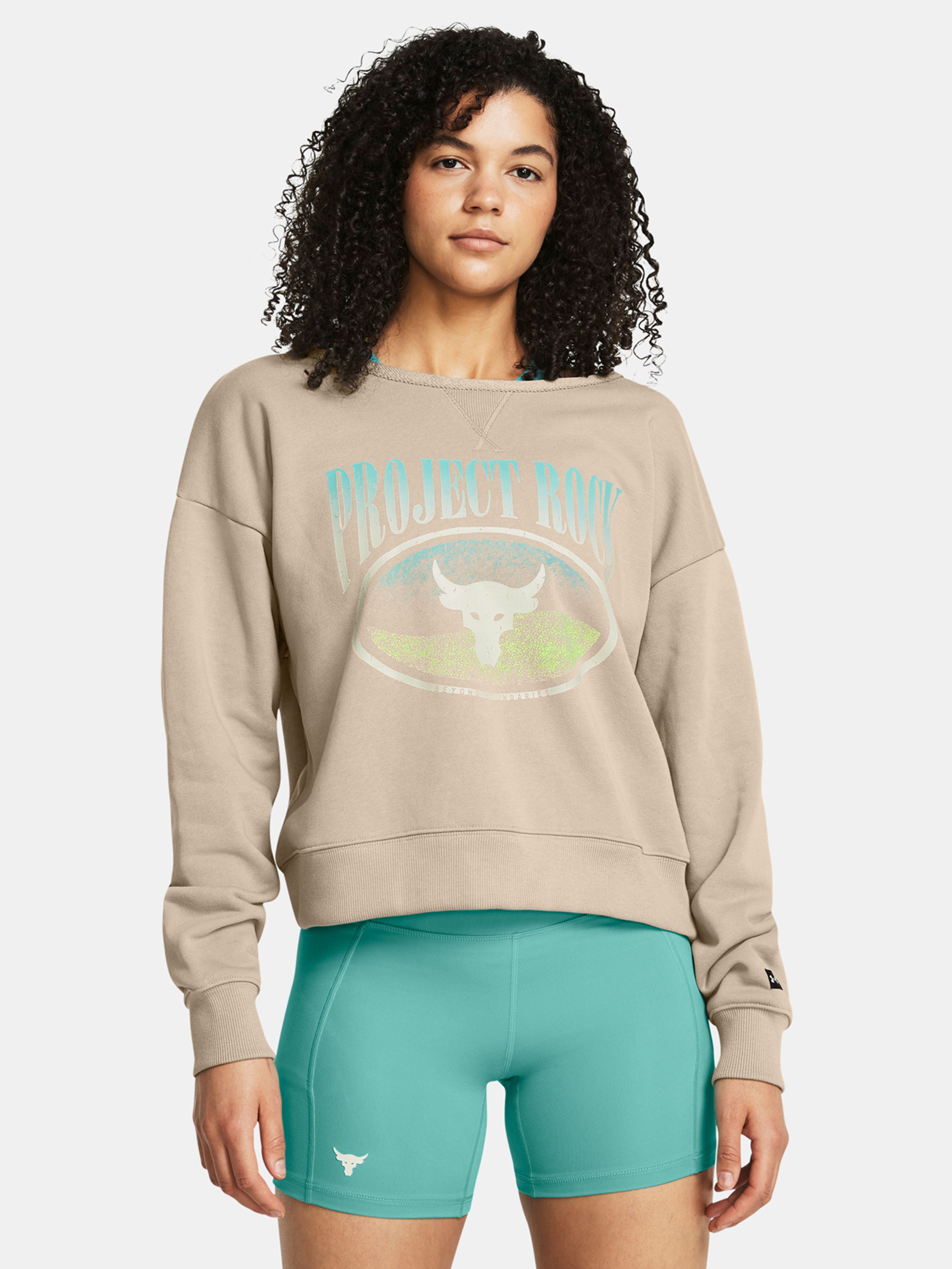 Női felső Under Armour Pjt Rck HW Terry LS Q1