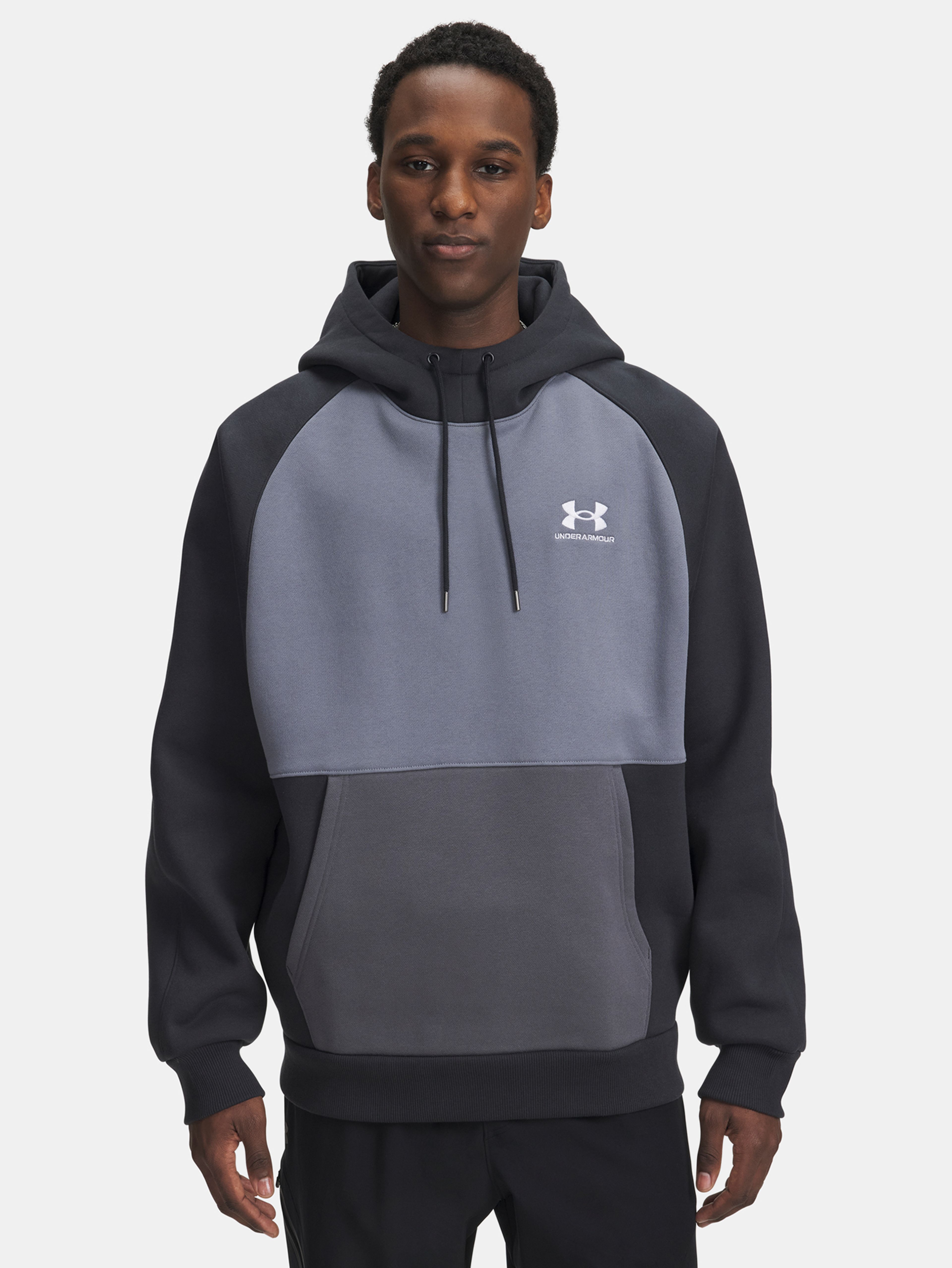 Vyriškas bliuzonas Under Armour UA Icon HW Colorblocked Hdy-GRY