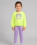 Lány szett Under Armour UA CREWNECK LEGGING SET-Rózsaszínű - 001