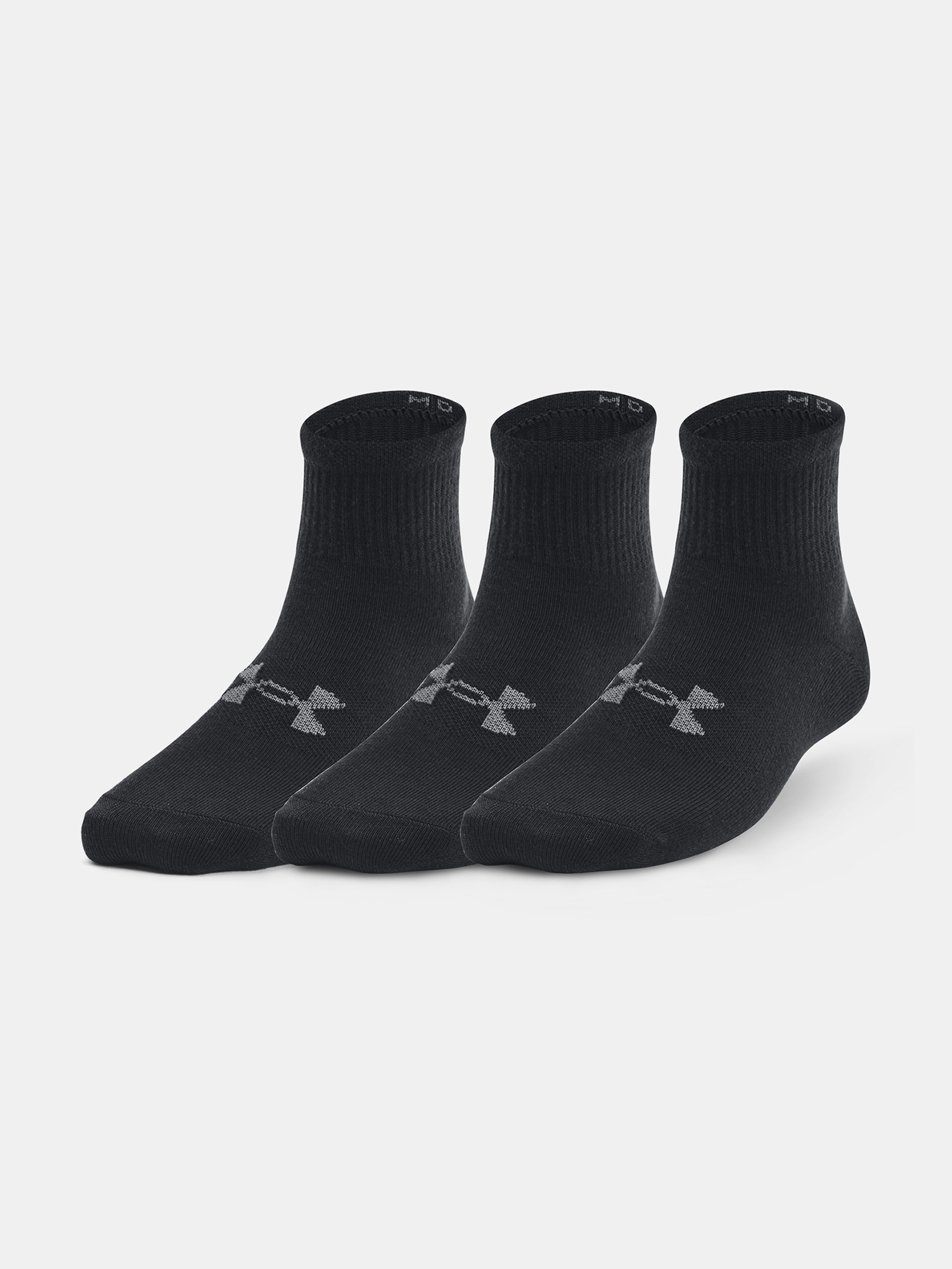 Unisexové ponožky Under Armour UA Essential 3pk Qtr Yth