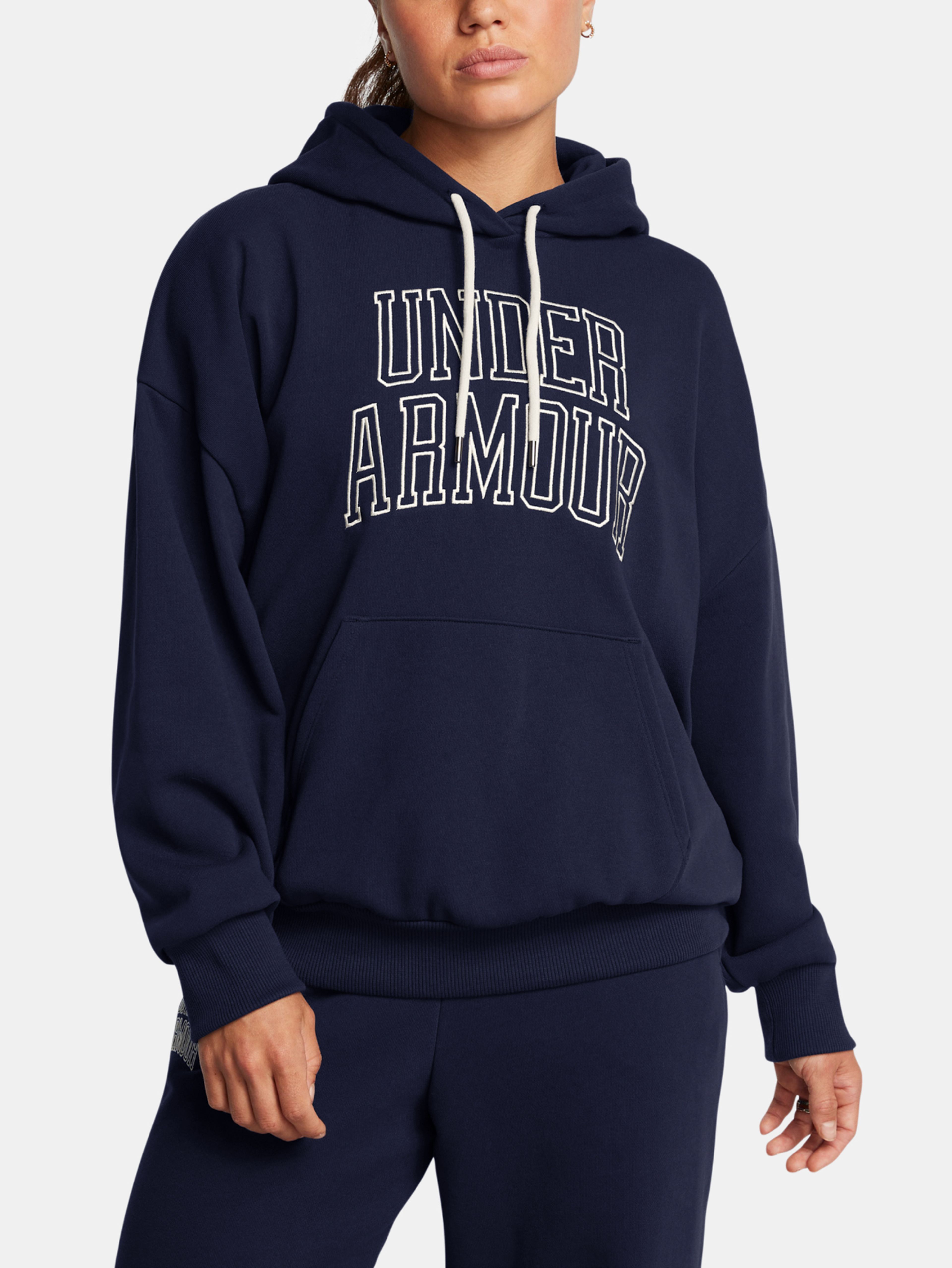 Női felső Under Armour UA Icon HWT Terry OS Hdy-BLU