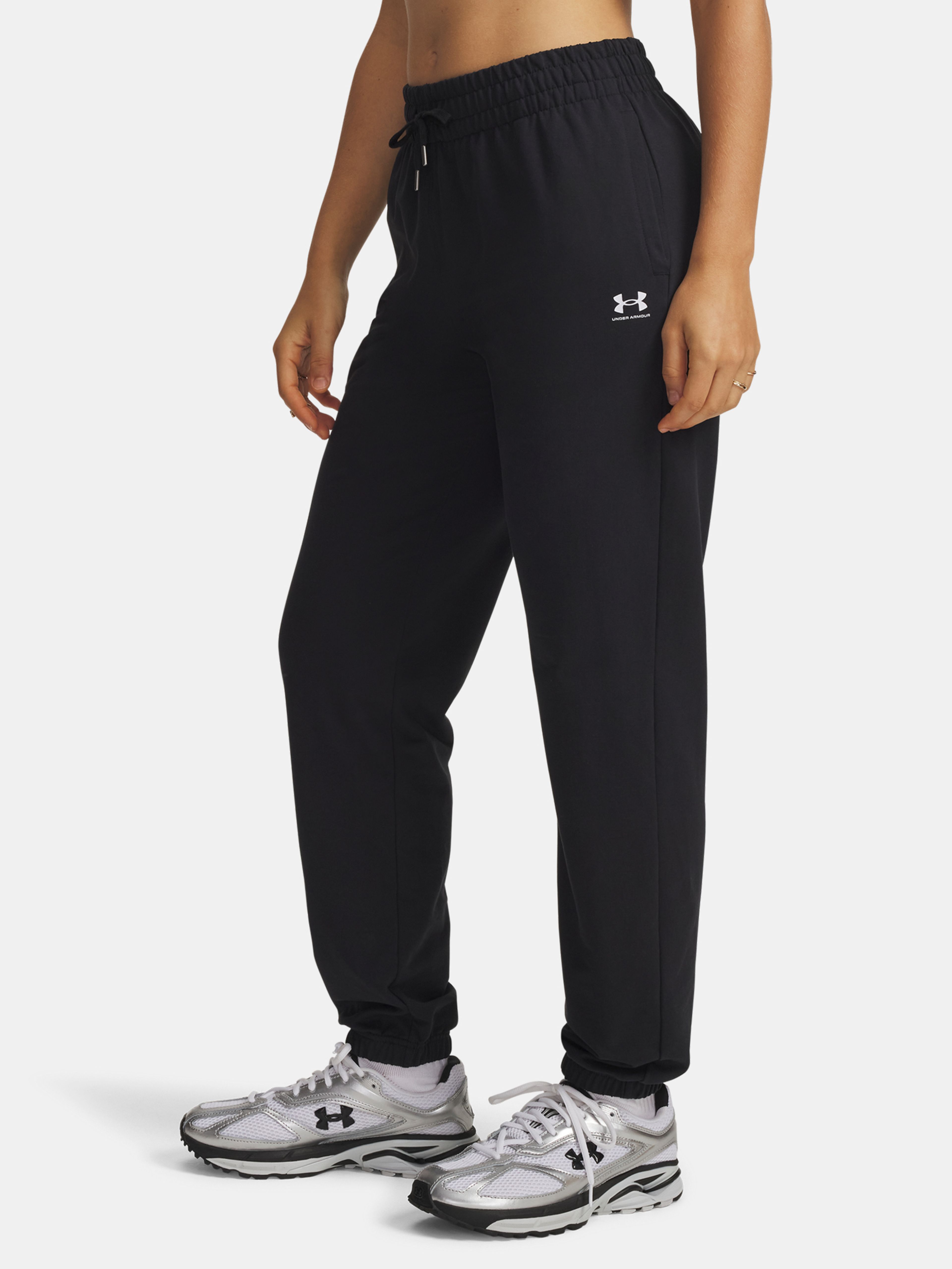 Naiste dressipüksid Under Armour Sport Terry Jogger-BLK