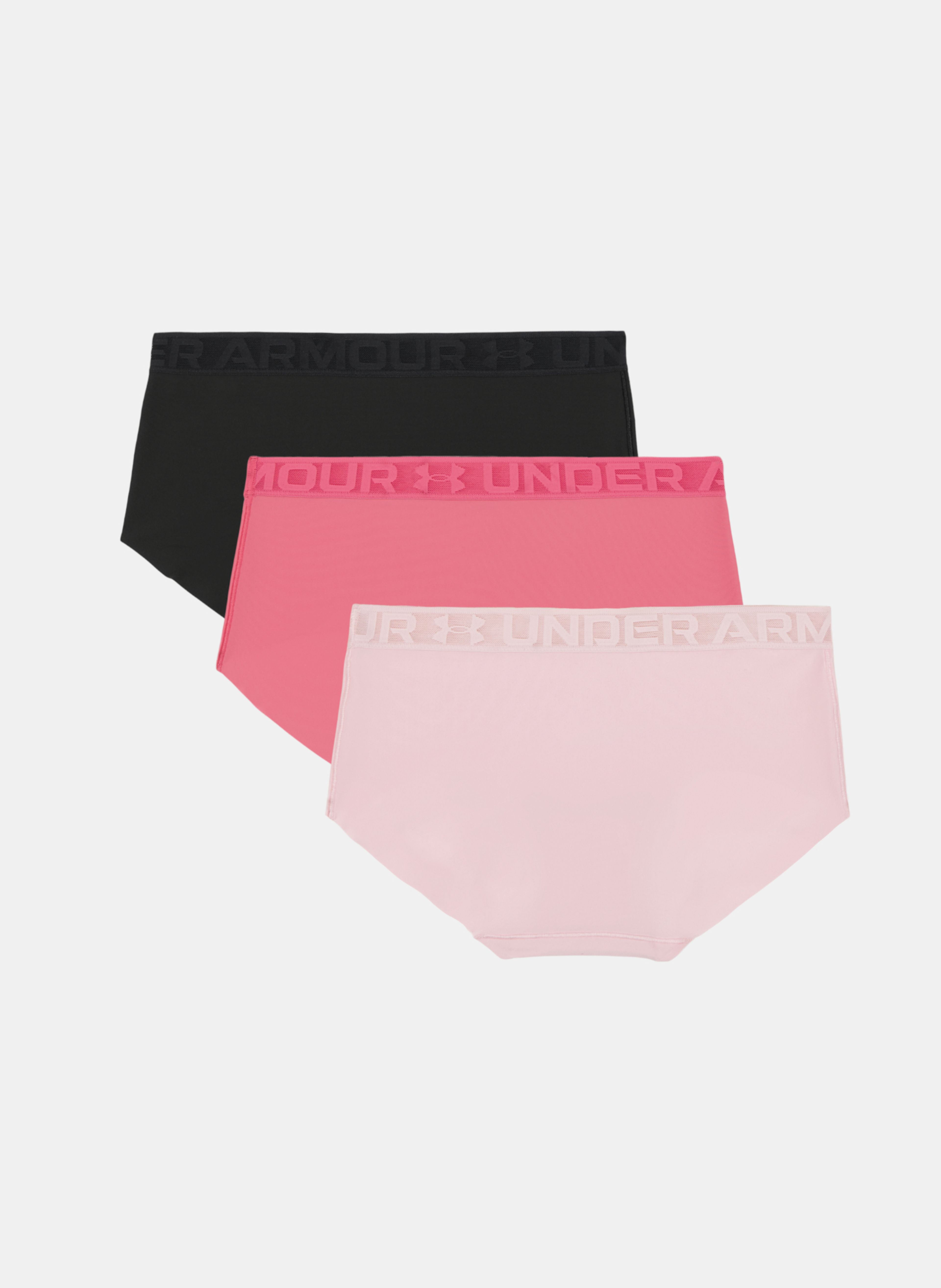 Sieviešu biksītes Under Armour UA Ps Ns Lace Trim Boyshort-Solid - 3pk - 002