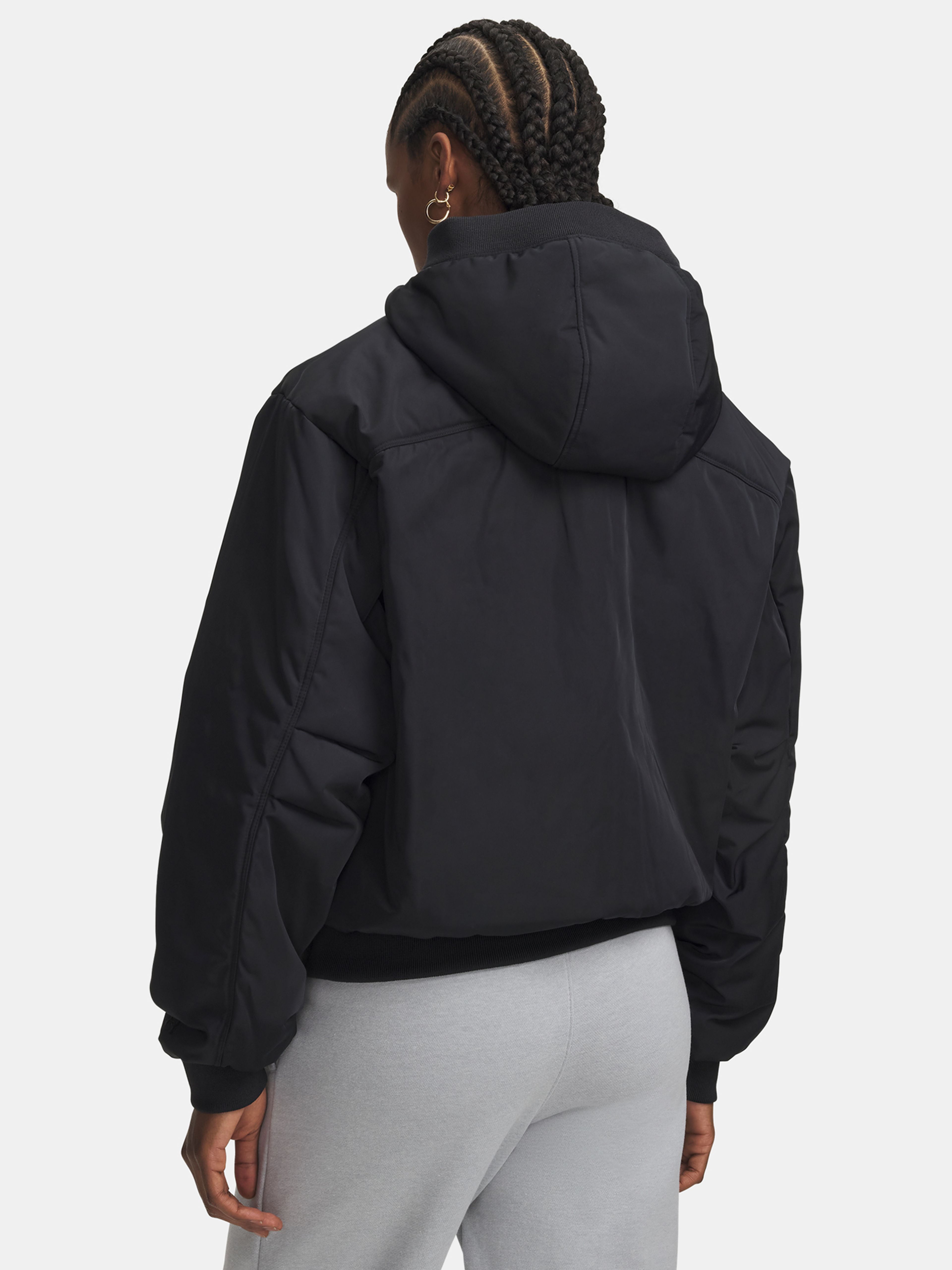 Naiste jope Under Armour Latitude Hooded Bomber Jkt - 002