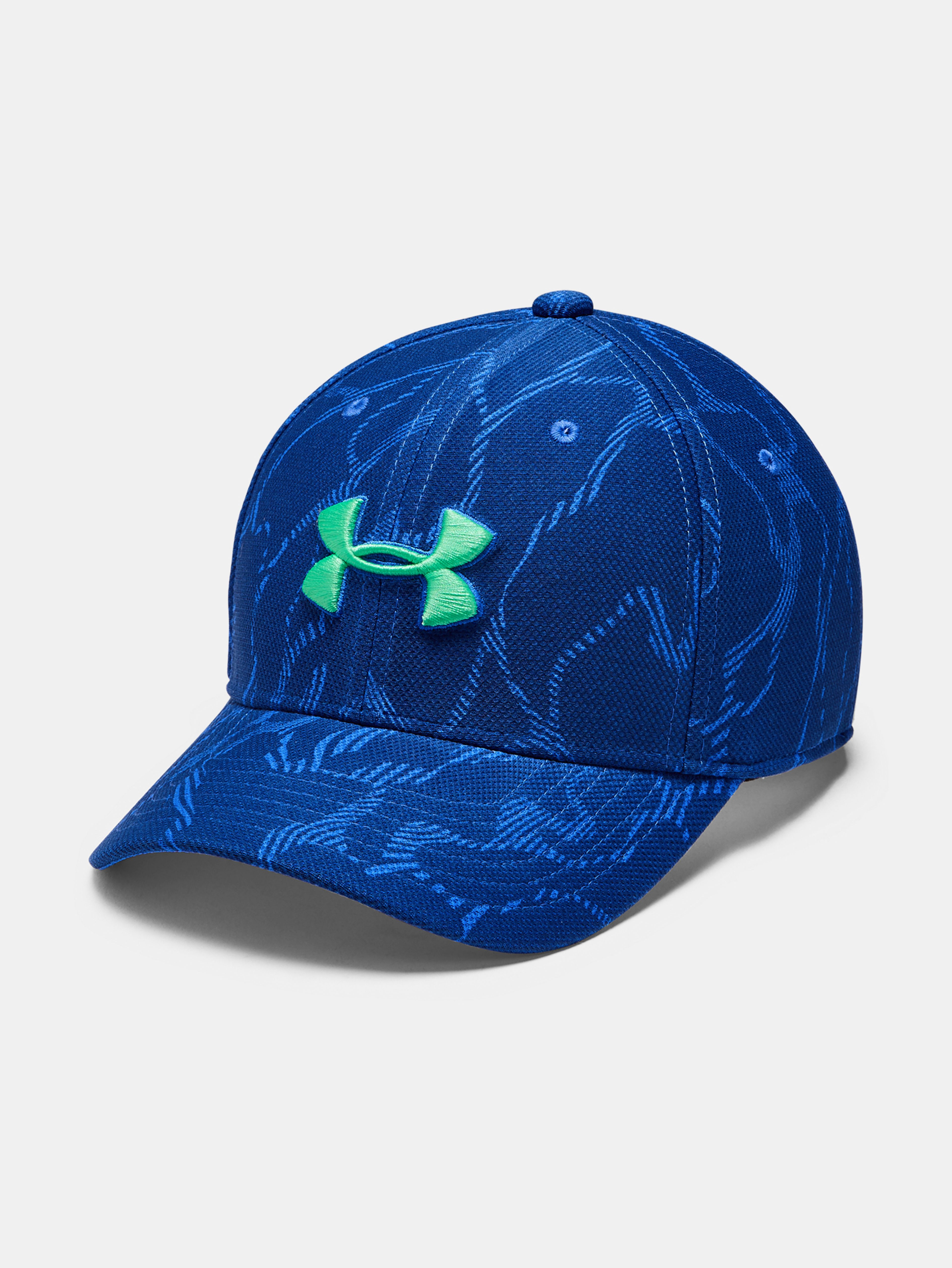 Deška šilt kapa Under Armour UA Boy's Printed Blitzing 3.0-BLU