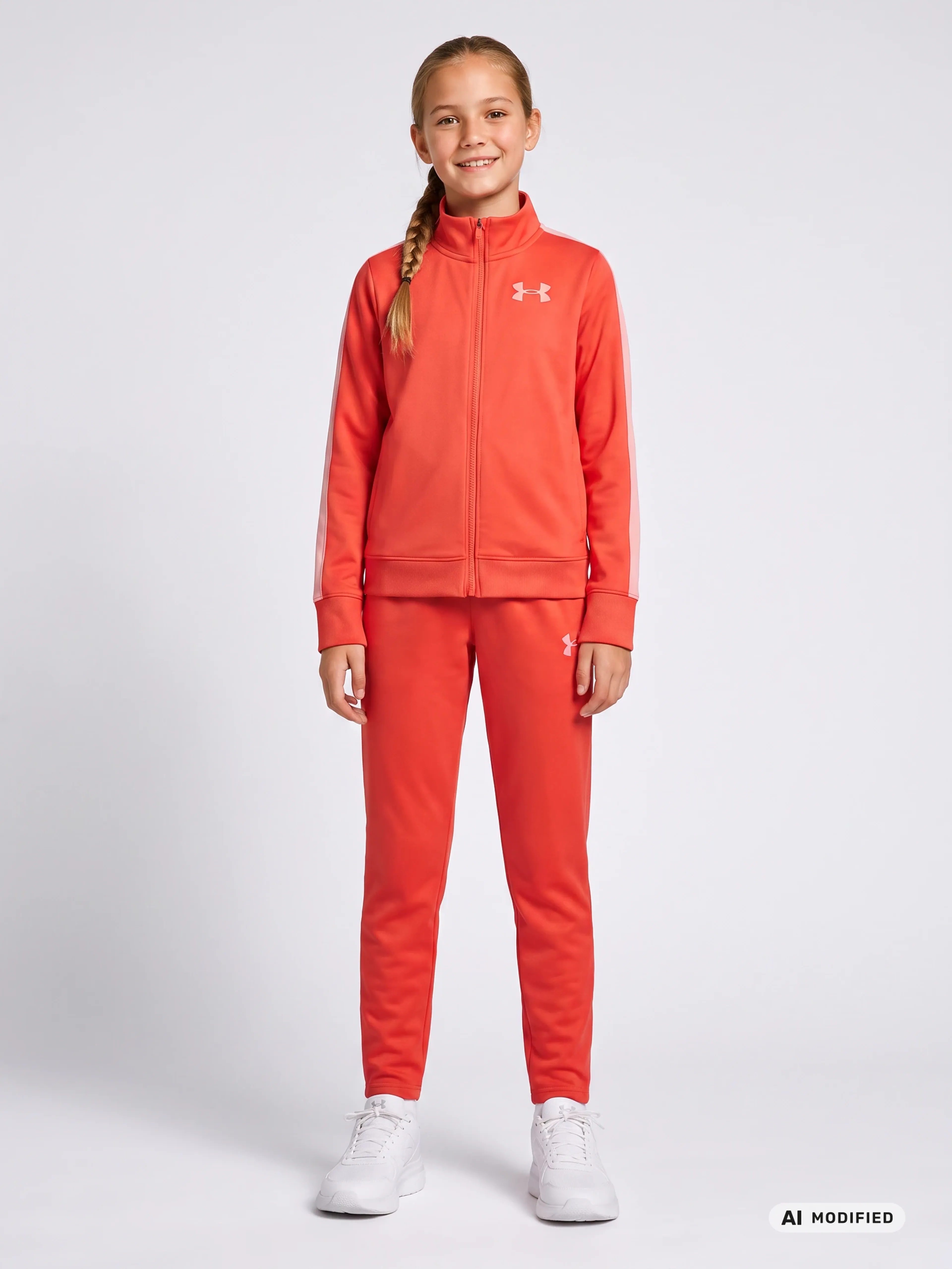 Lány szett Under Armour UA Rival Knit Track Suit - 001