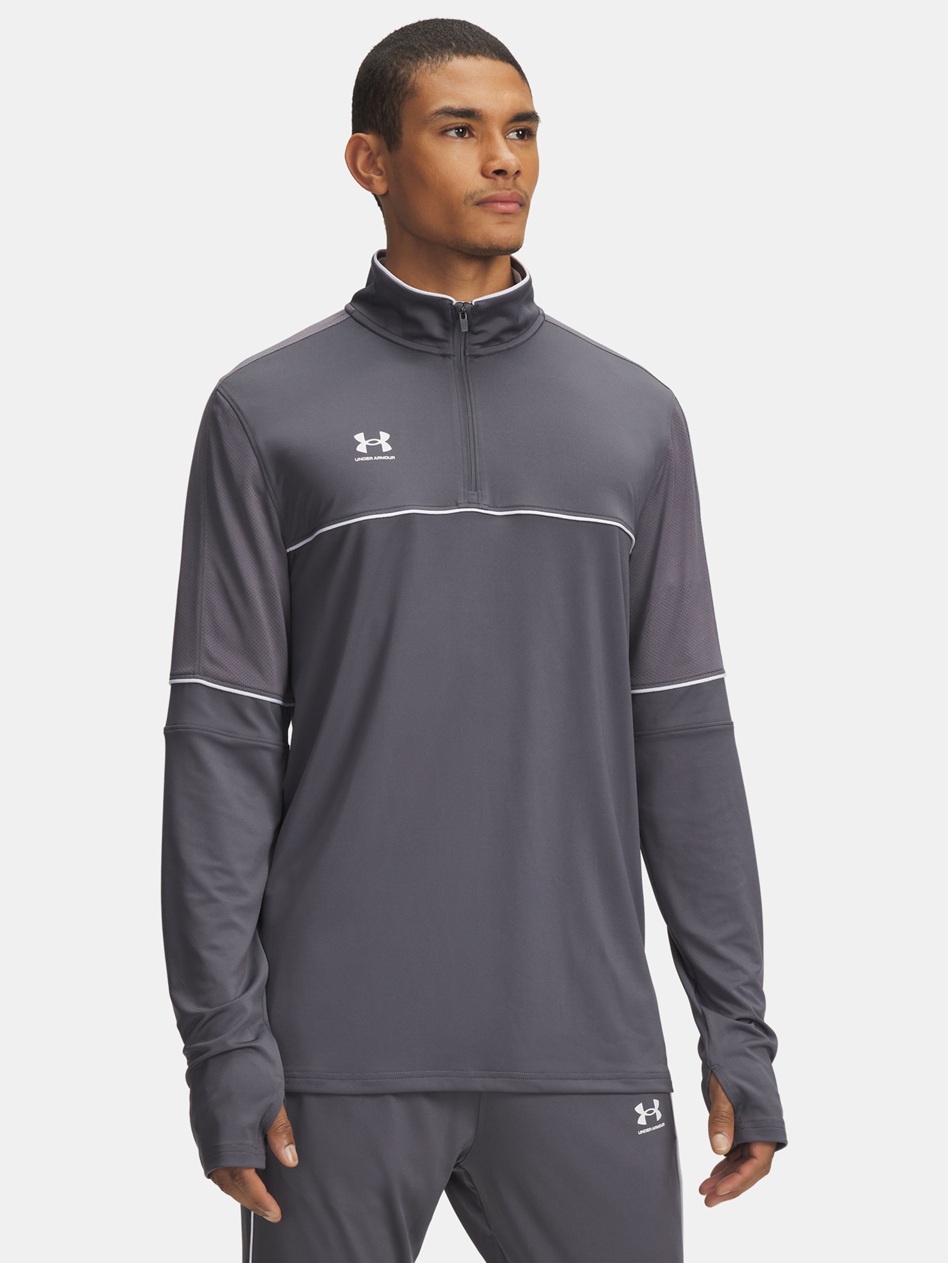 Pánska mikina Under Armour UA M Challenger Training QZ-GRY