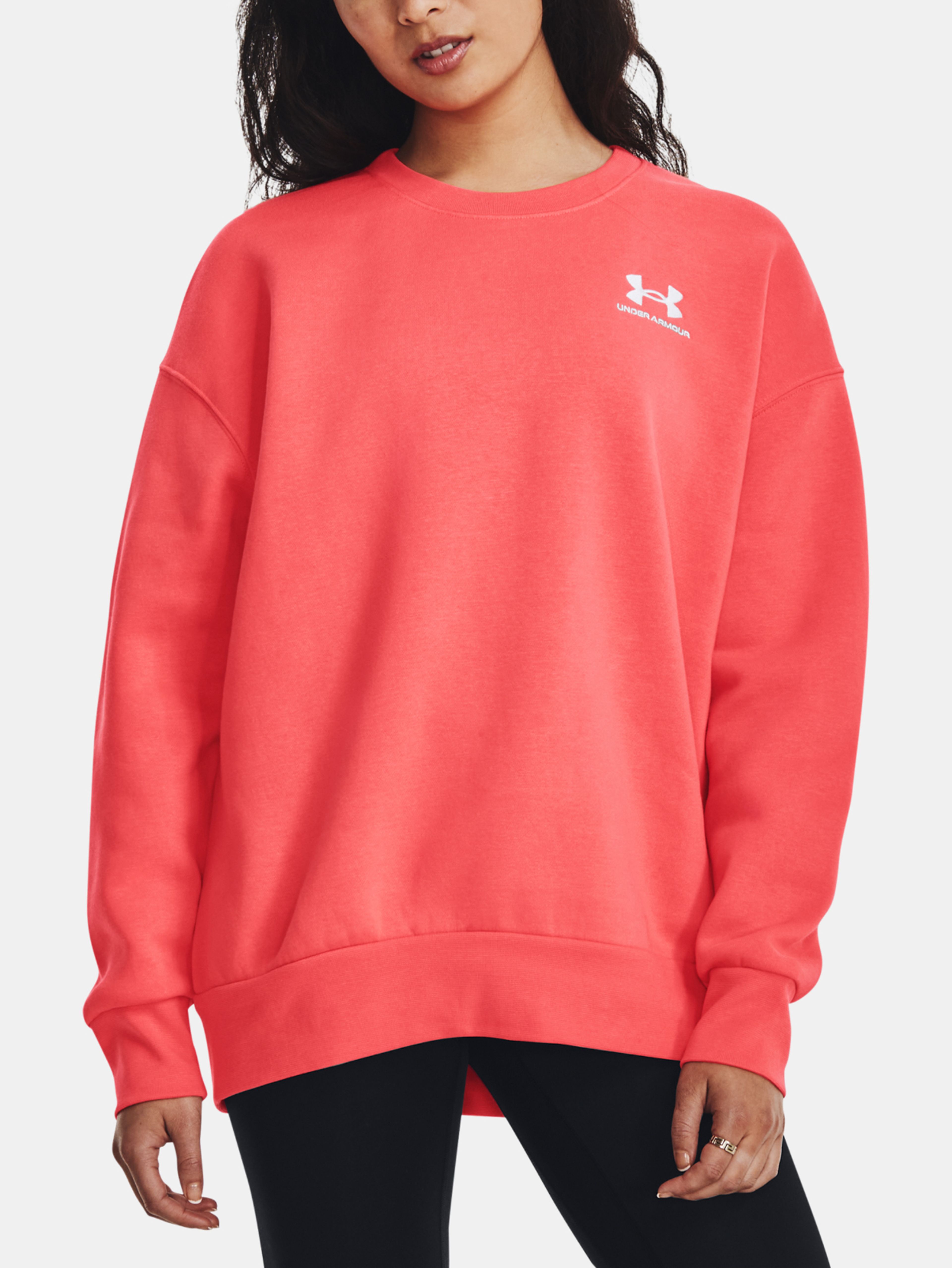 Női felső Under Armour Essential Flc OS Crew