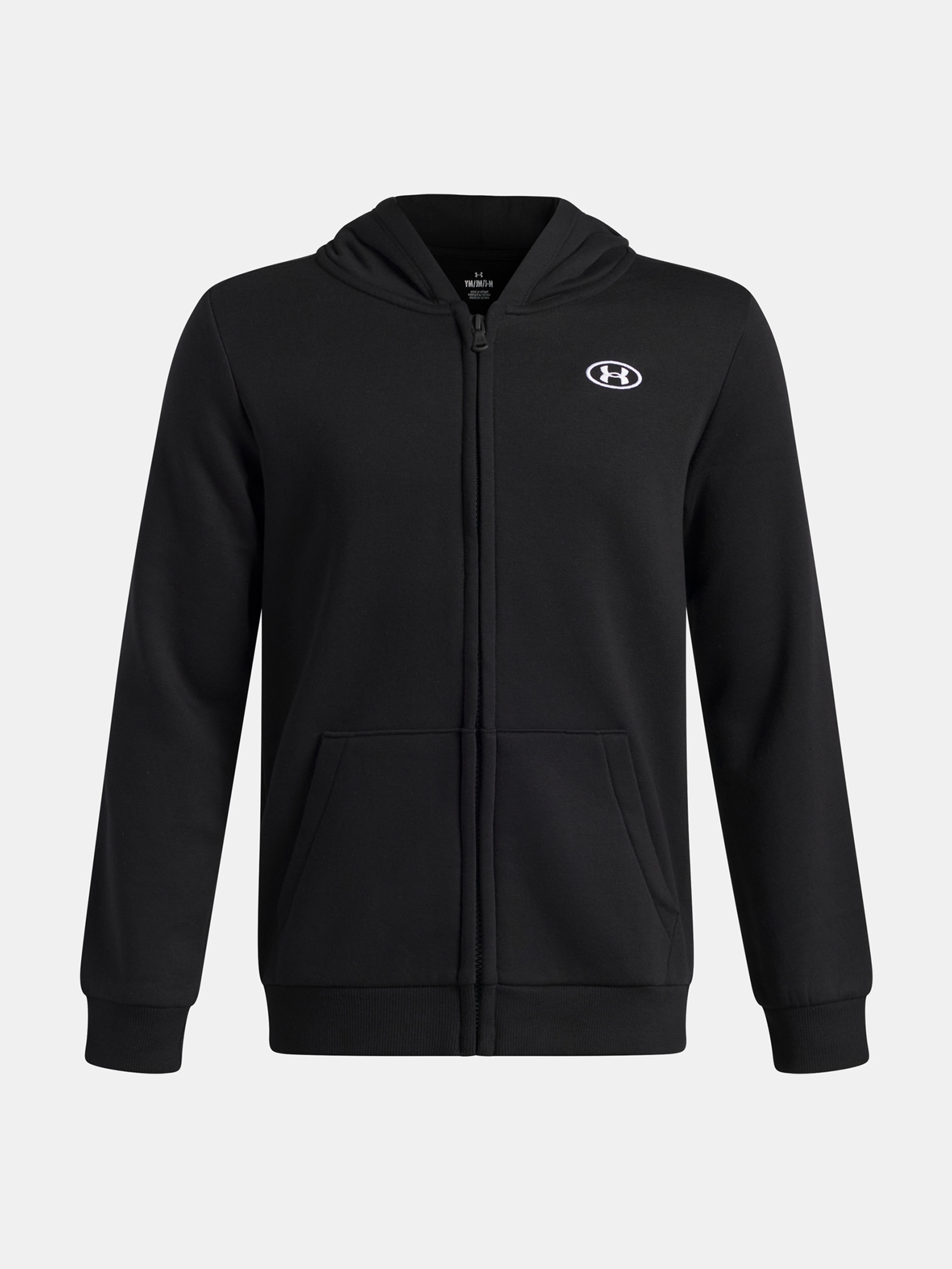 Poiste dressipluus Under Armour UA B RIVAL FLEECE FZ HOODIE - 001