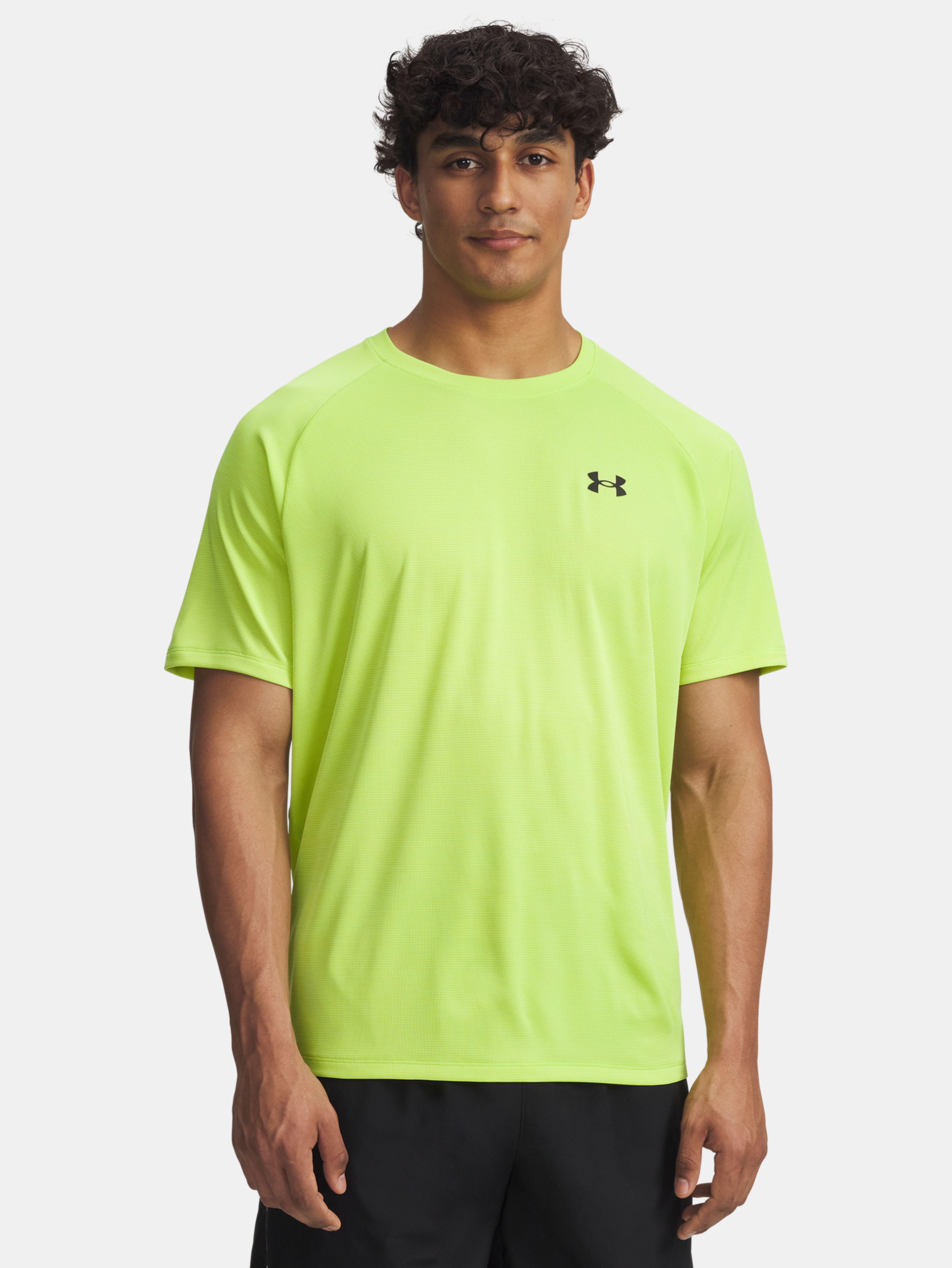 Pánske tričko Under Armour UA Tech Textured SS-GRN