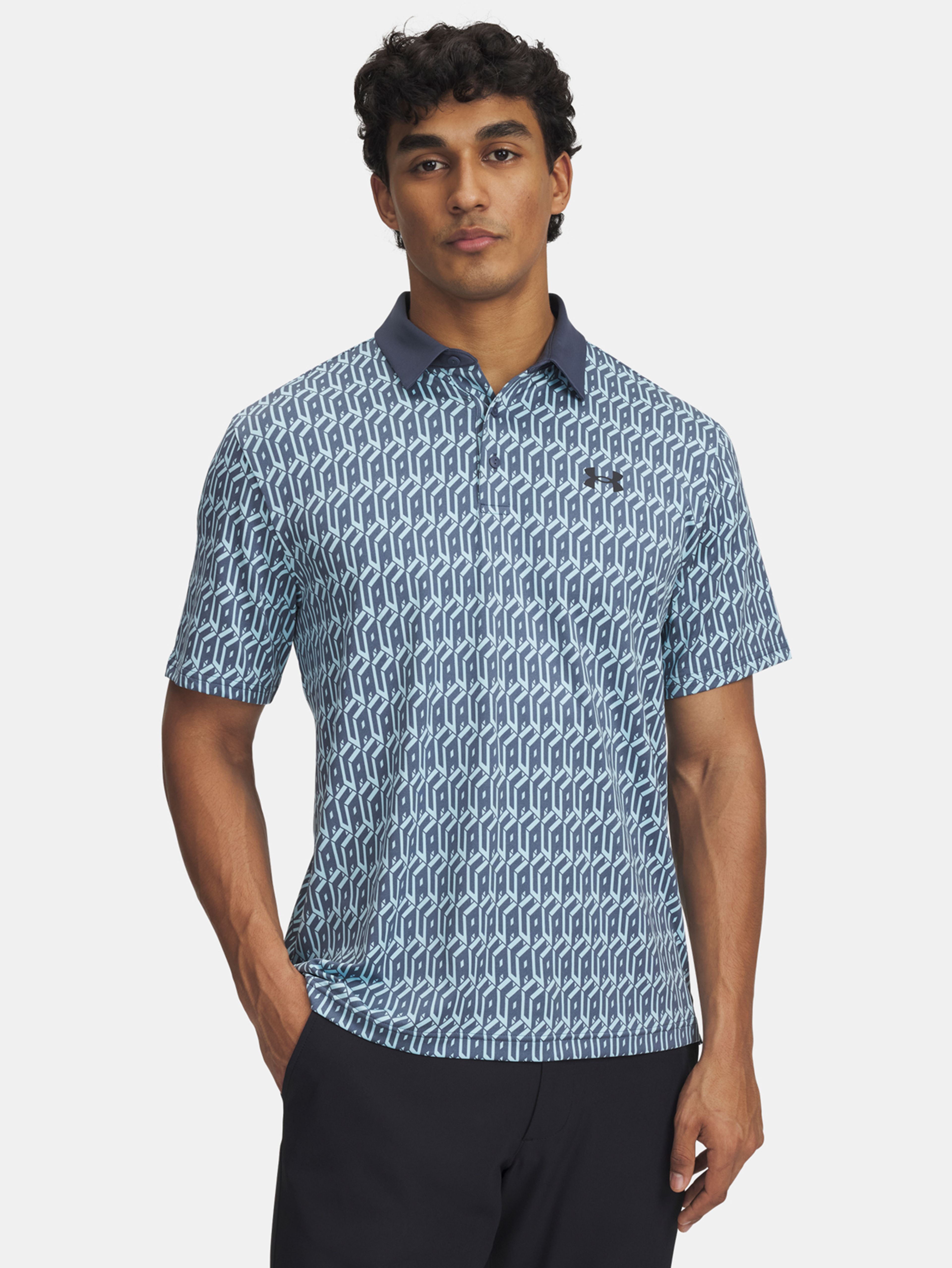 Férfi póló Under Armour UA Playoff 3.0 Printed Polo