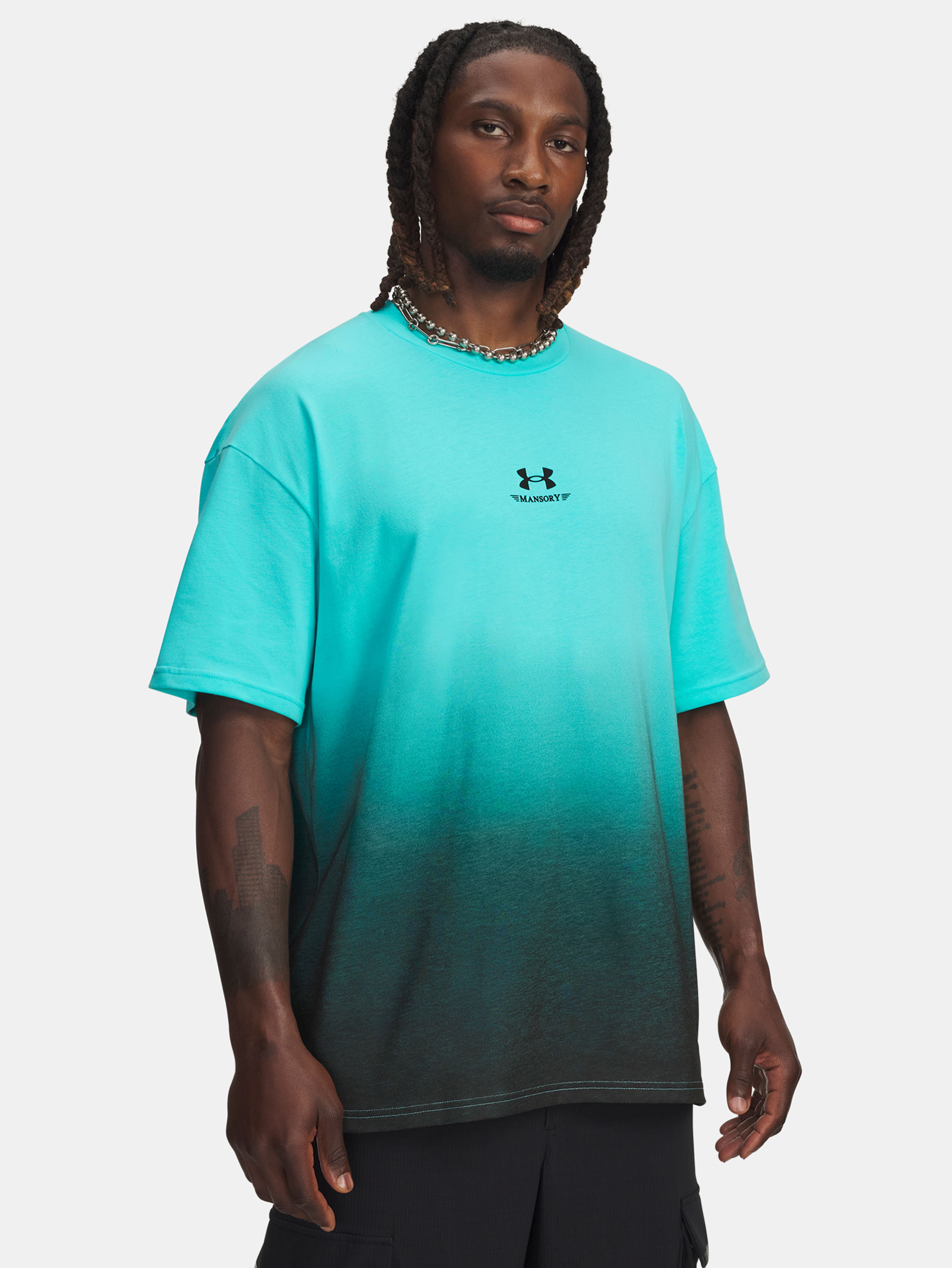 Moška majica Under Armour UA x Mansory Fade SS-BLU
