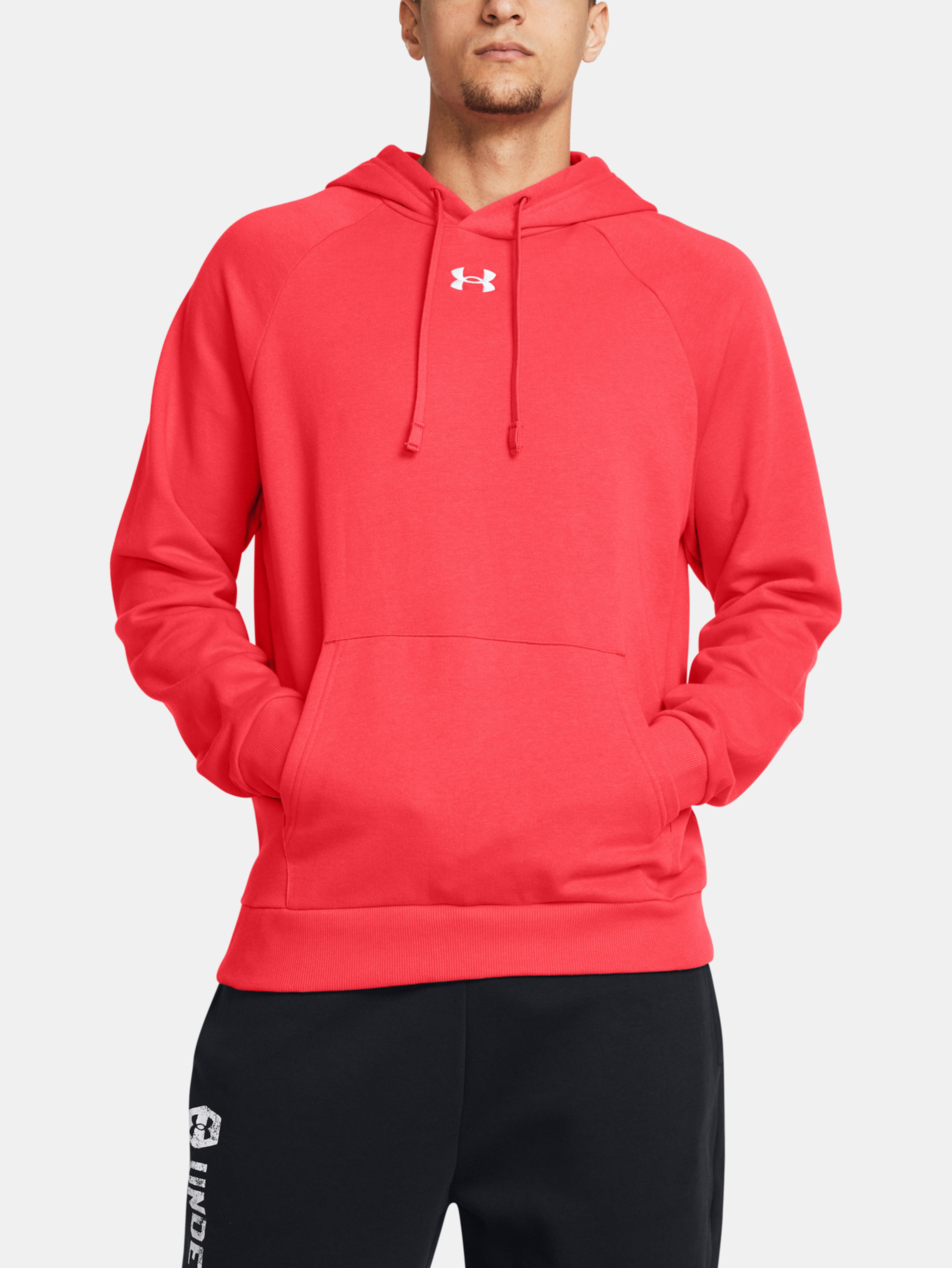 Pánska mikina Under Armour UA Rival Fleece Hoodie-RED