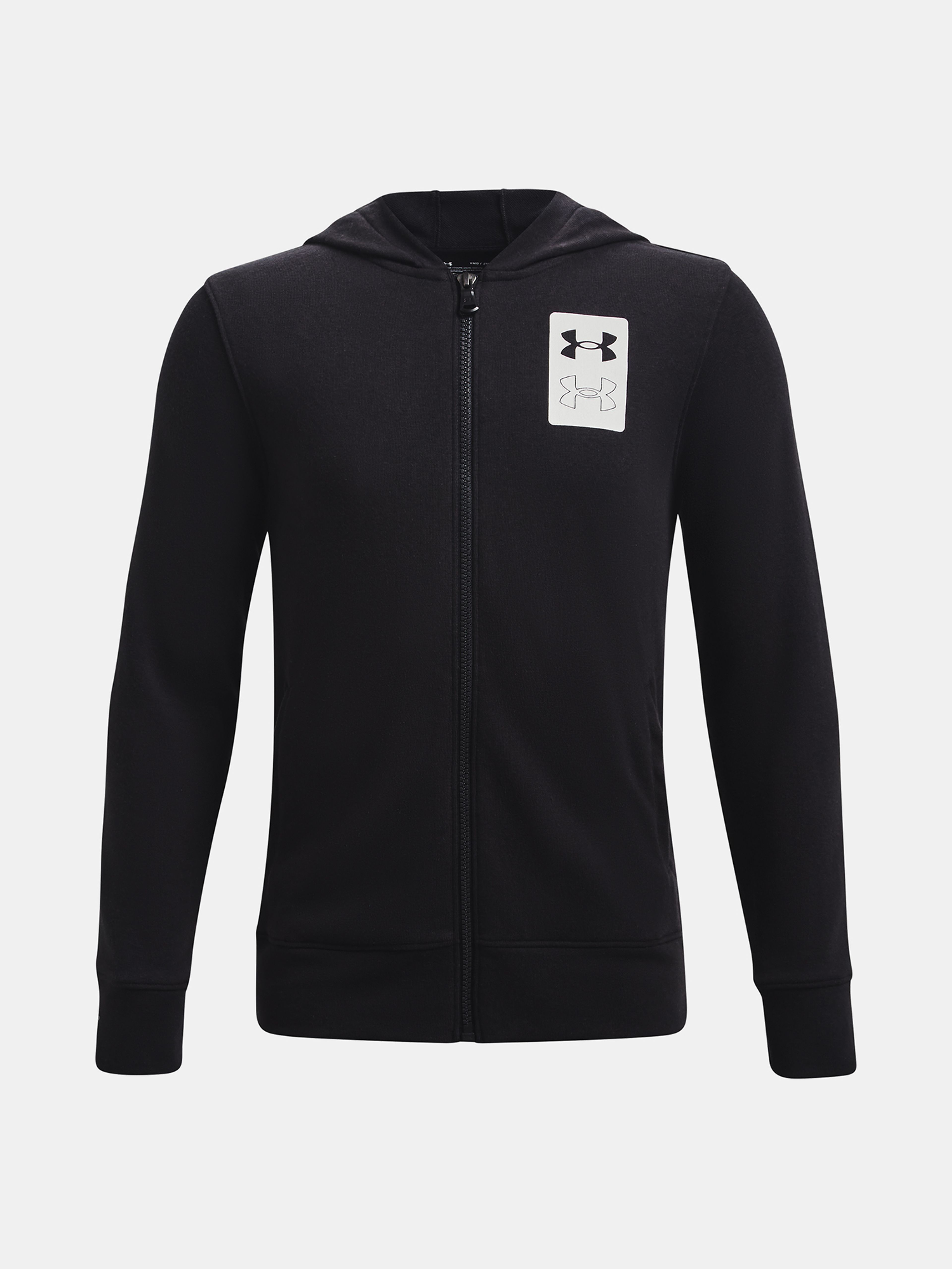 Deški pulover Under Armour UA Rival Terry FZ Hoodie-BLK