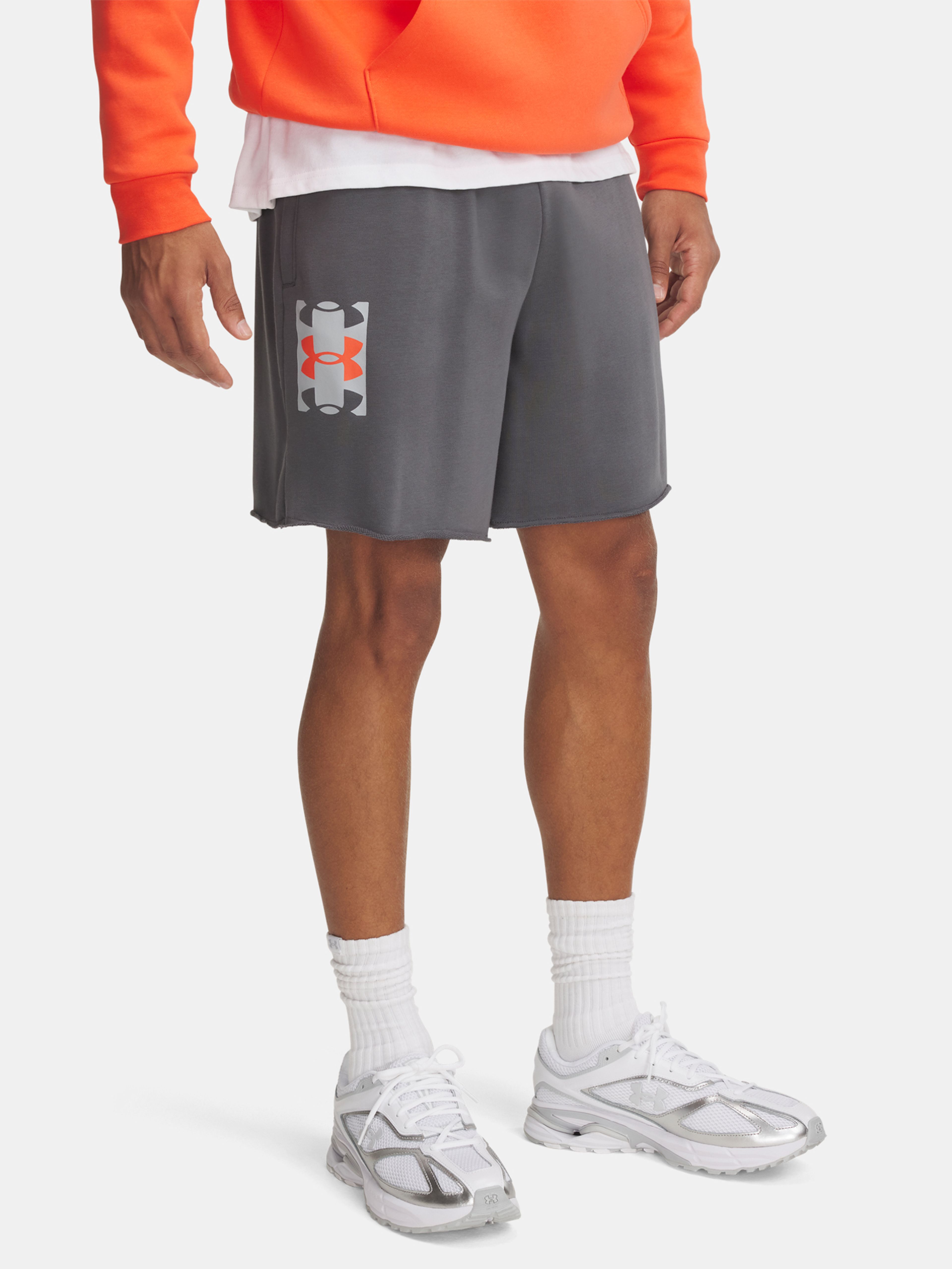 Pánske kraťasy Under Armour UA Rival TerryLogo8inShort