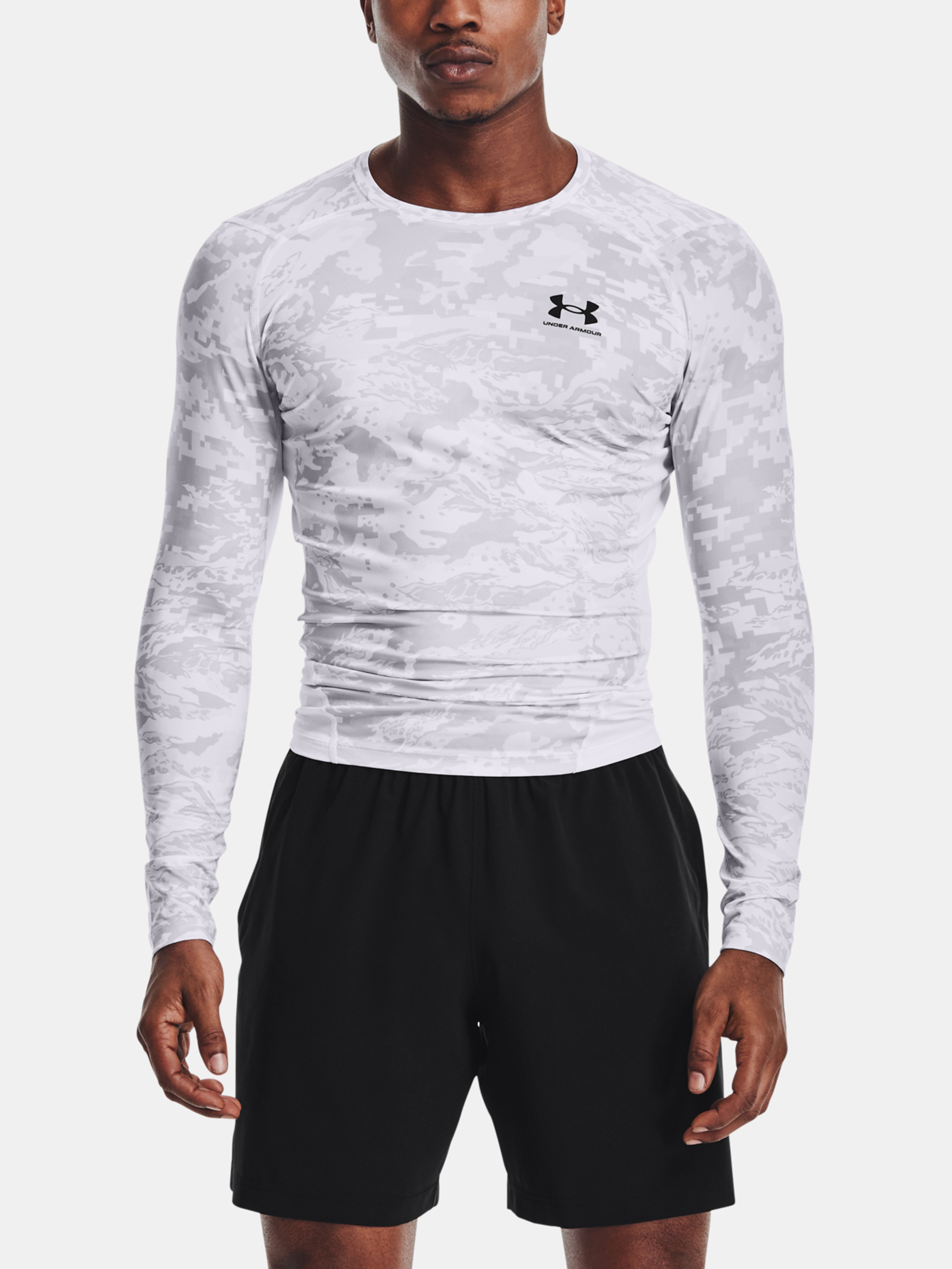 Meeste t-särk Under Armour HG Armour Camo Comp LS