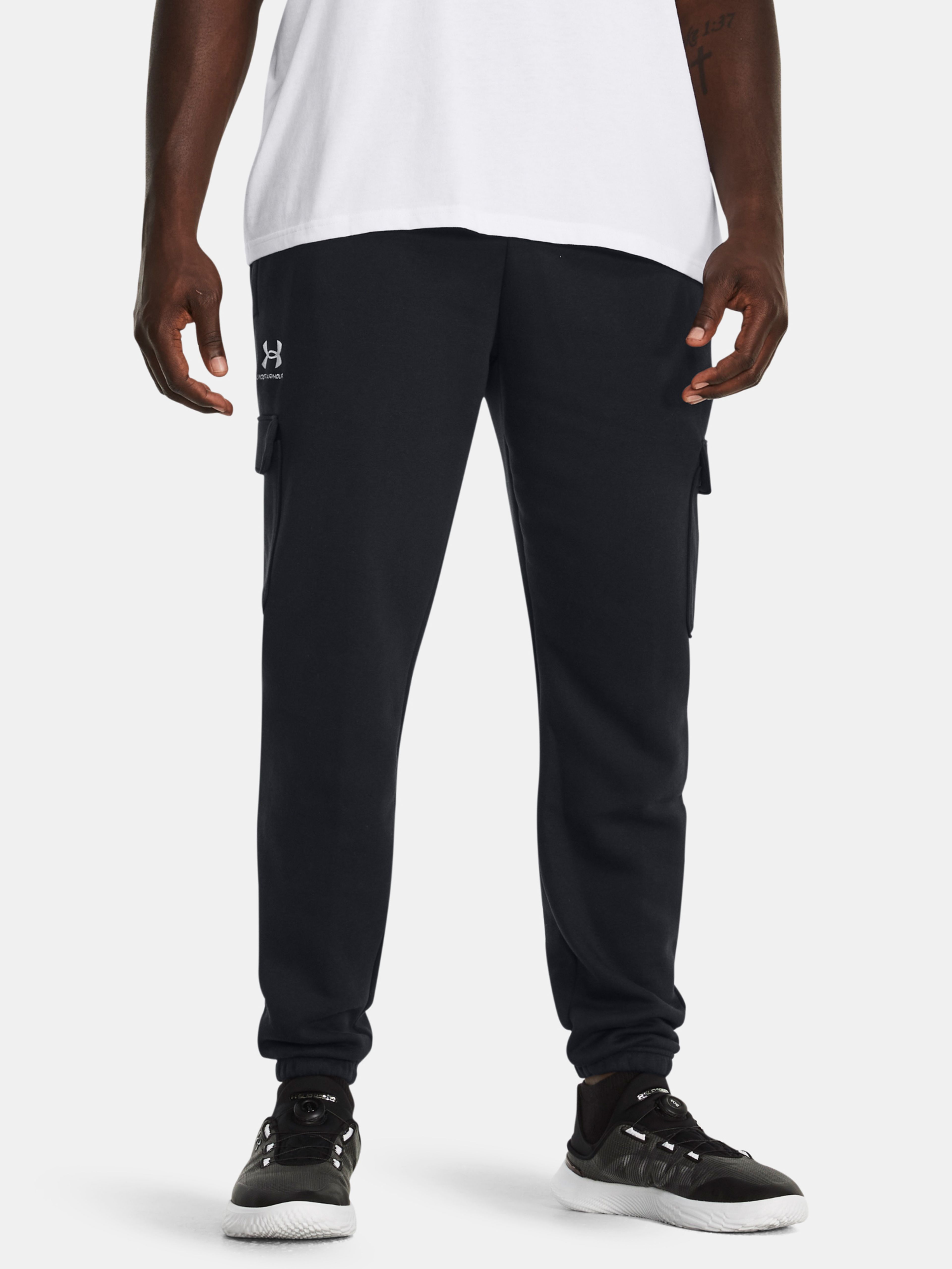 Férfi sportnadrág Under Armour UA Essential Flc Cargo Pant