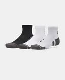 Unisexi sokid Under Armour New UA Perf Tech 3pk Qtr-Hallikas - 002