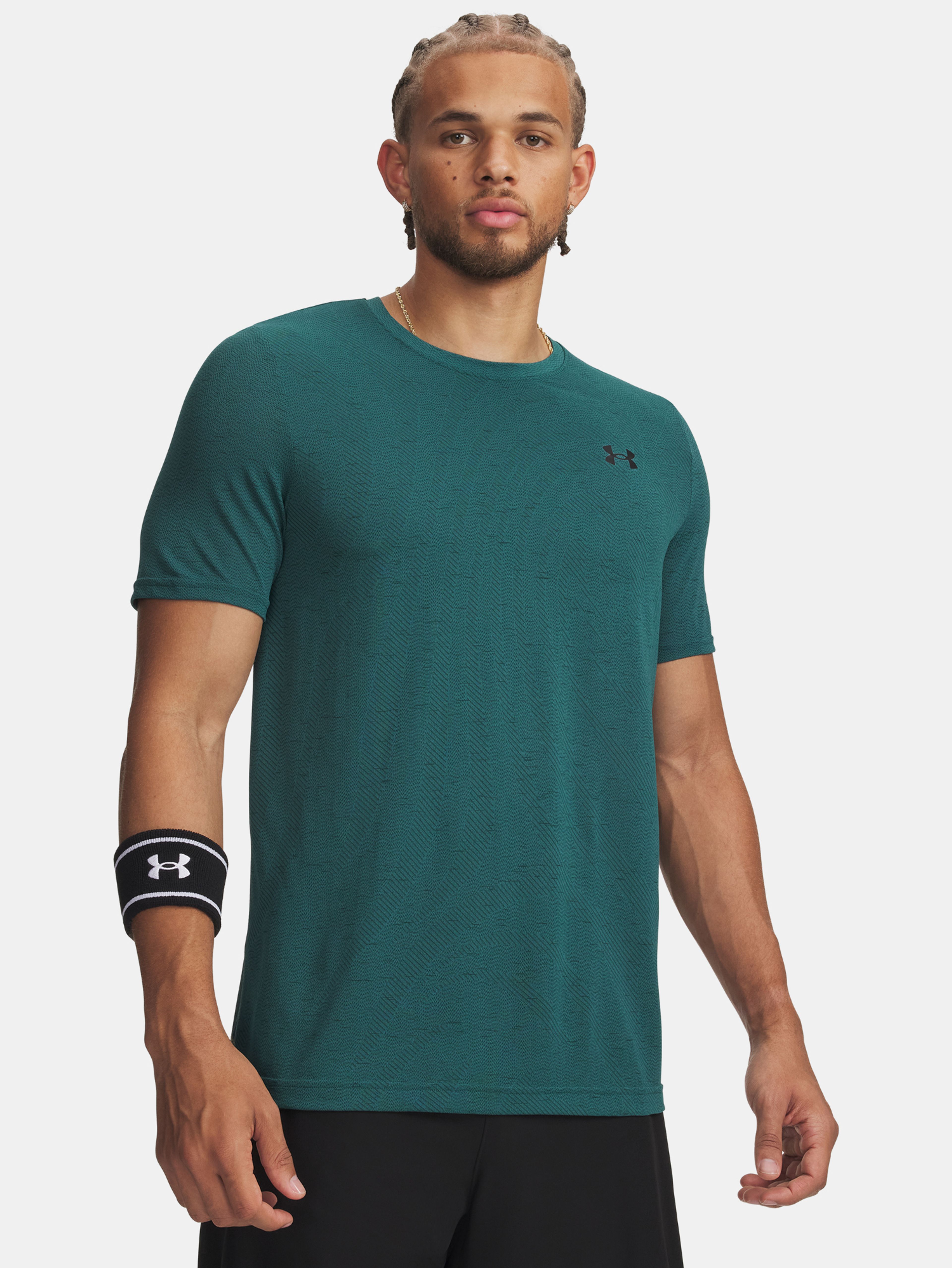 Pánské tričko Under Armour Vanish Seamless Novelty SS-GRN