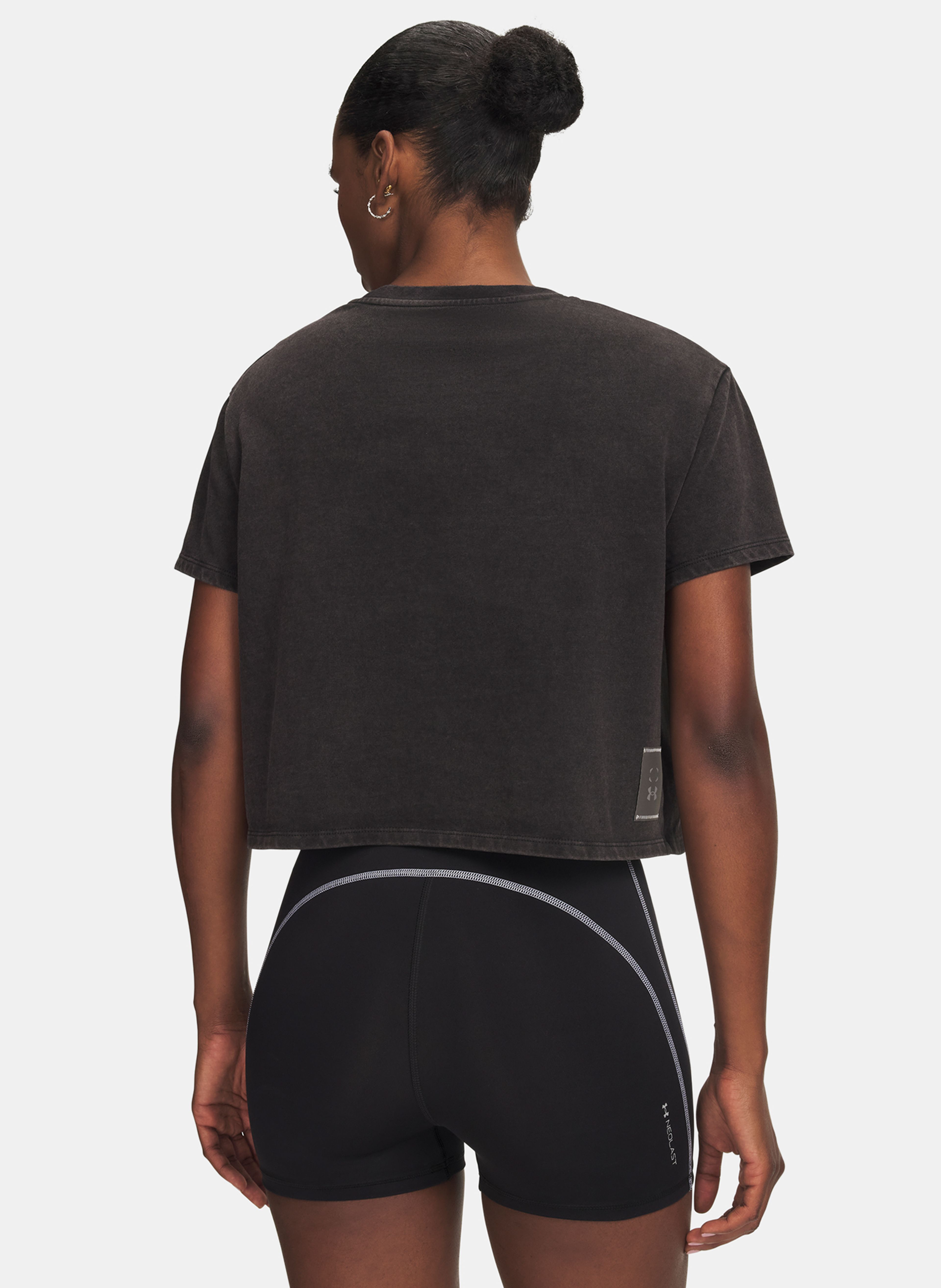 Sieviešu t-krekls Under Armour UA HB Run HW Wash Miles SS - 002