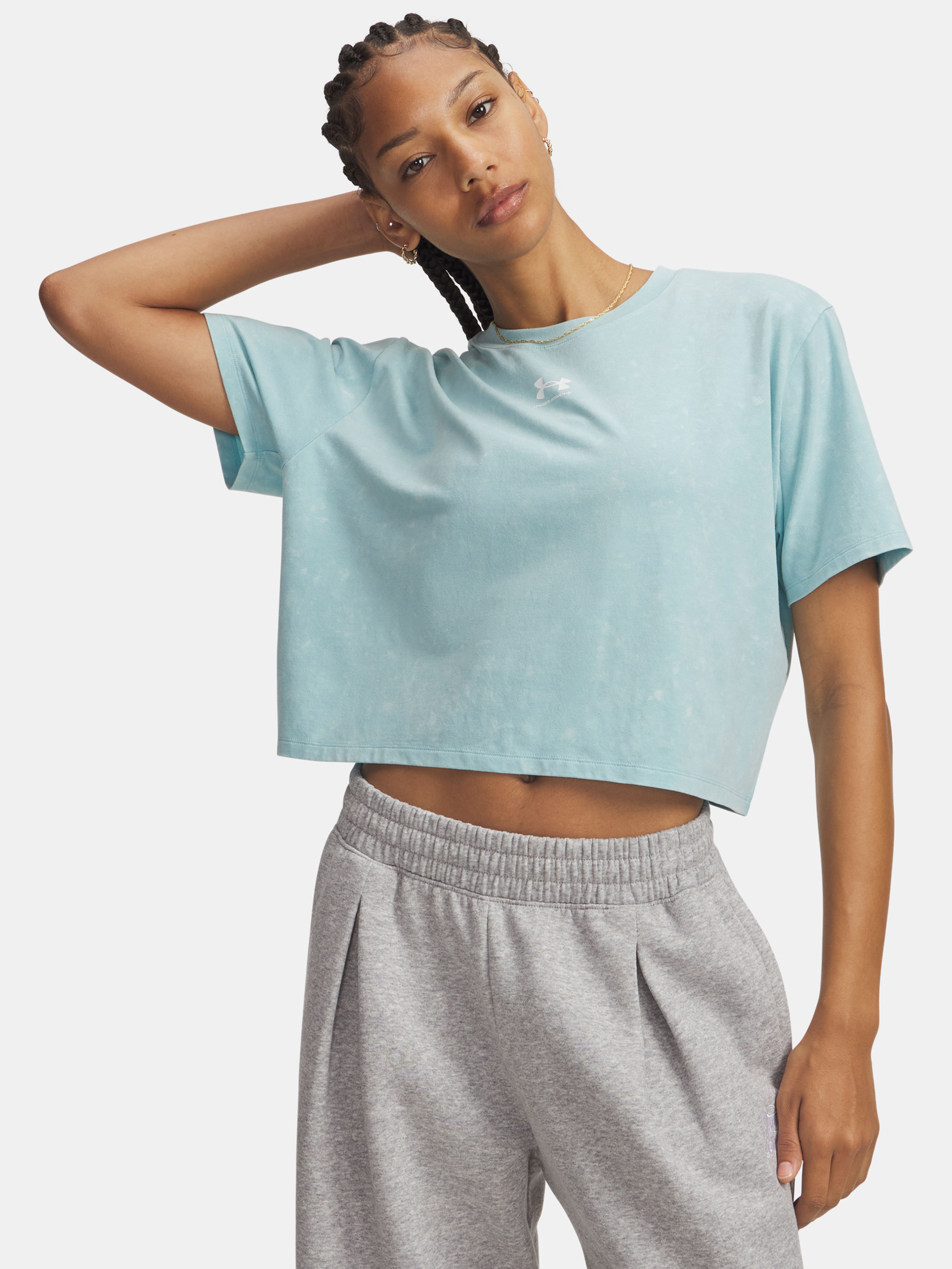 Dámské tričko Under Armour UA Rival Boxy Tee Wash