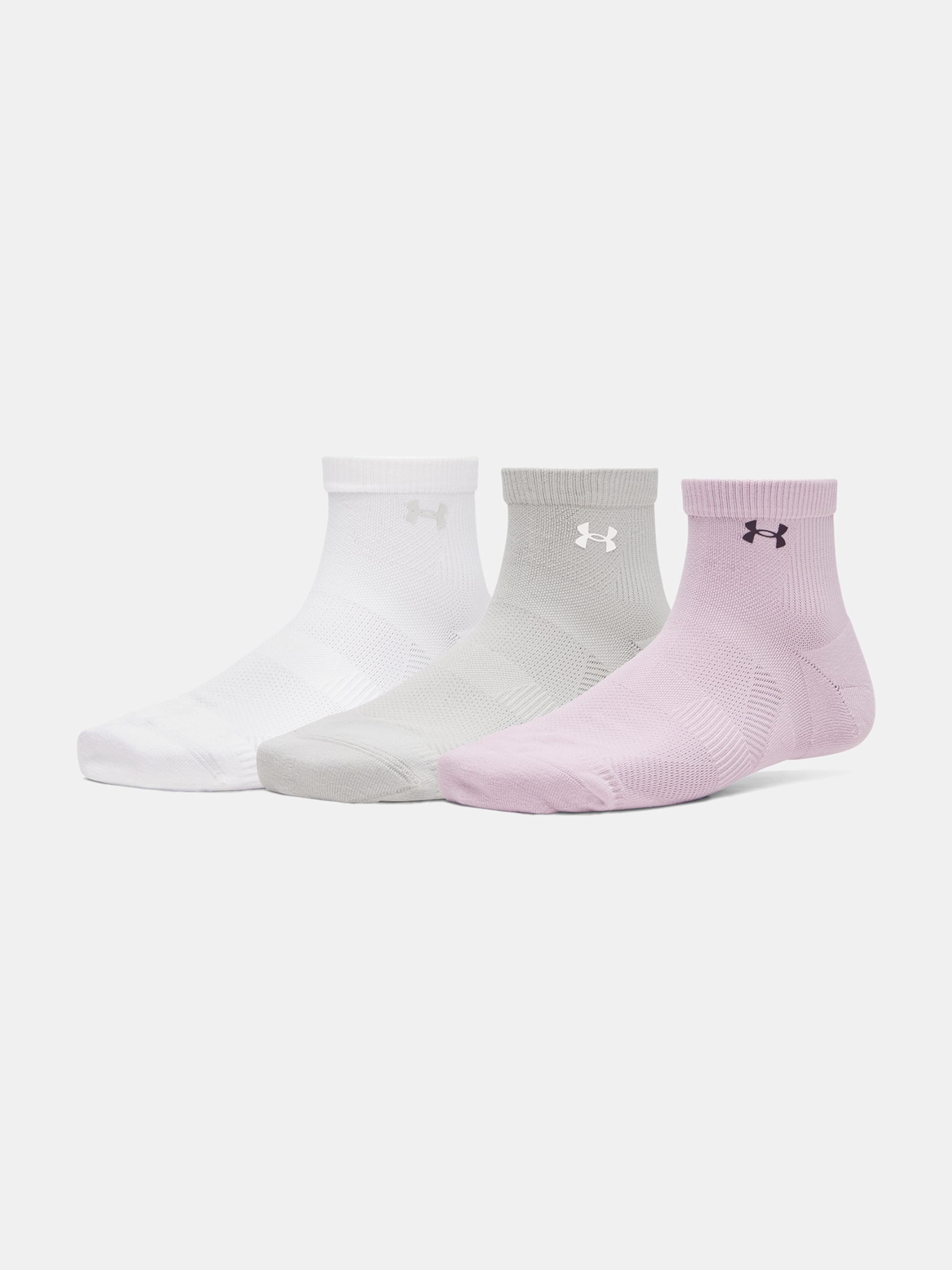 Női zokni Under Armour Women's Vanish 3pk Qtr - 001