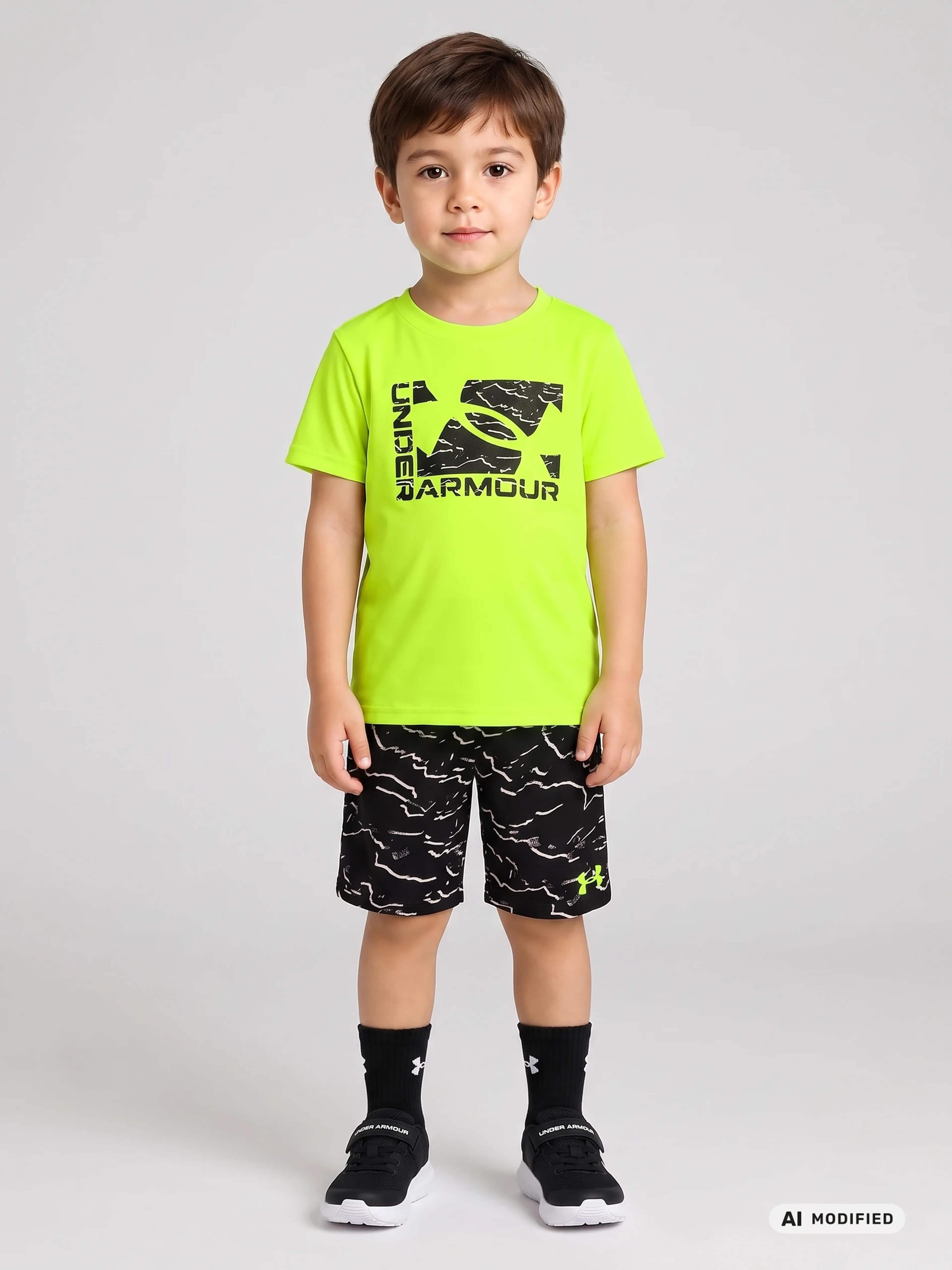 Poiste komplekt Under Armour UA TECH PRINTED SS SET - 001