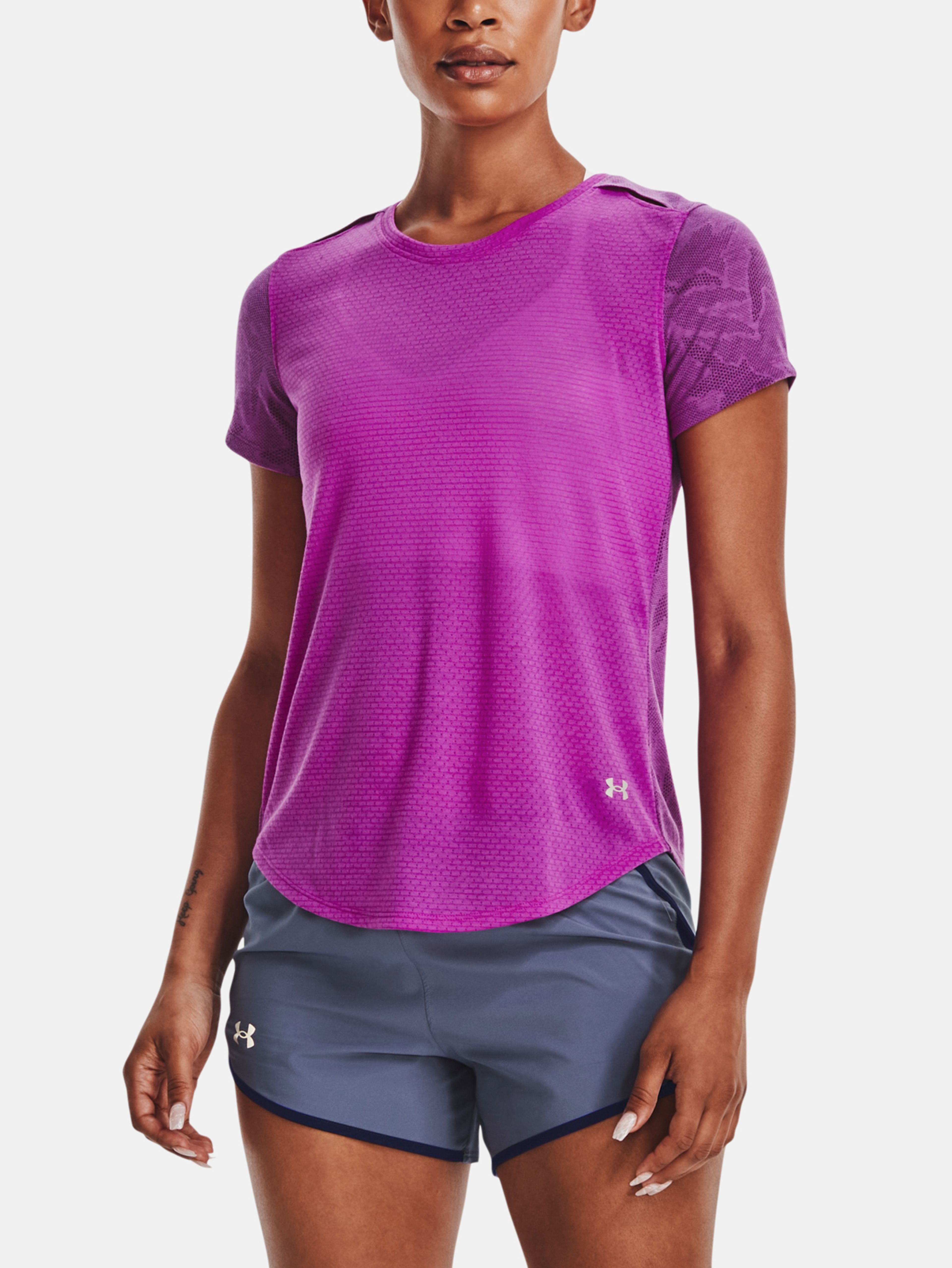 Női póló Under Armour UA Streaker SnowCloud SS