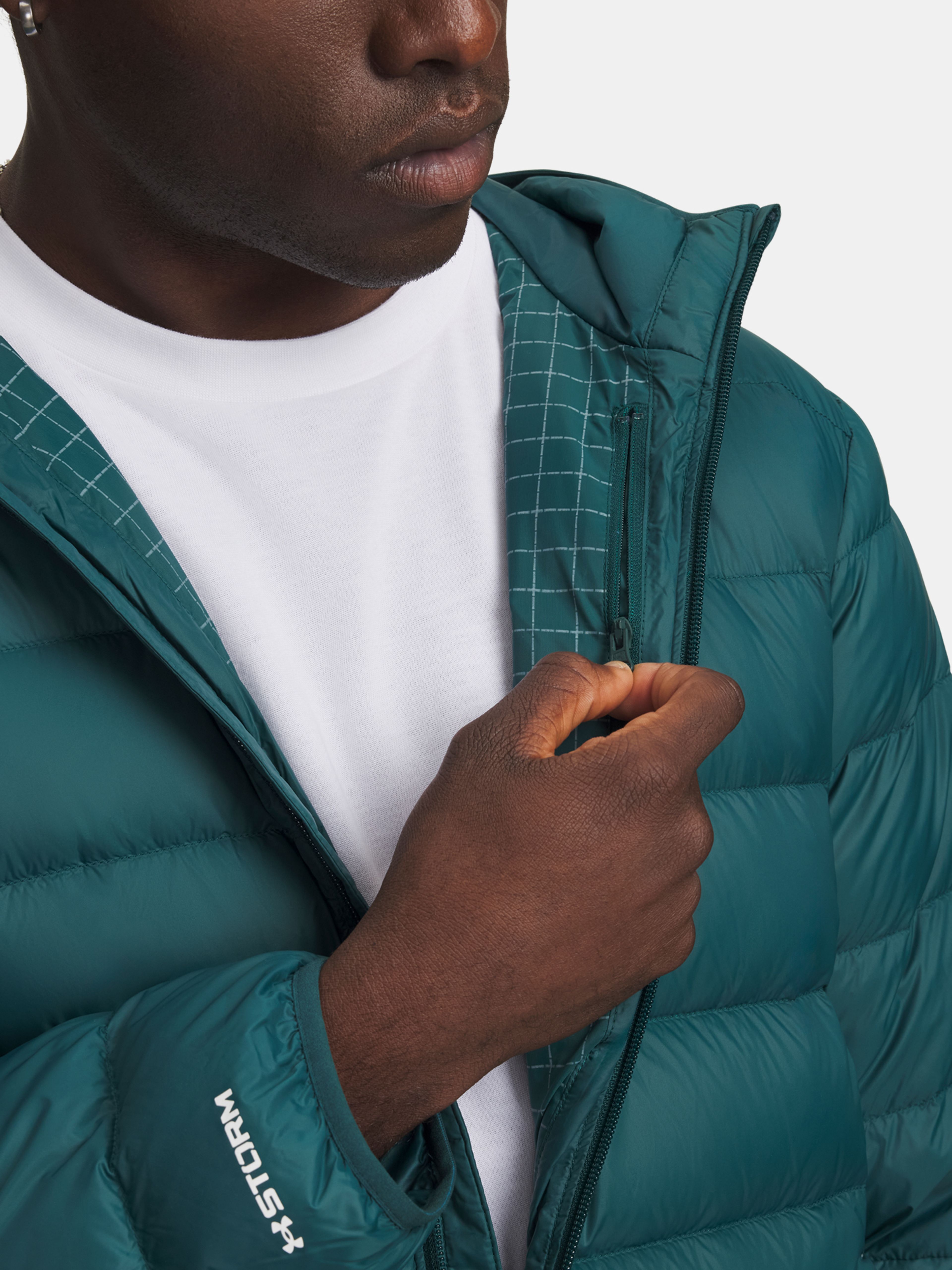 Férfi dzseki Under Armour LEGEND DOWN HOODED JACKET - 004