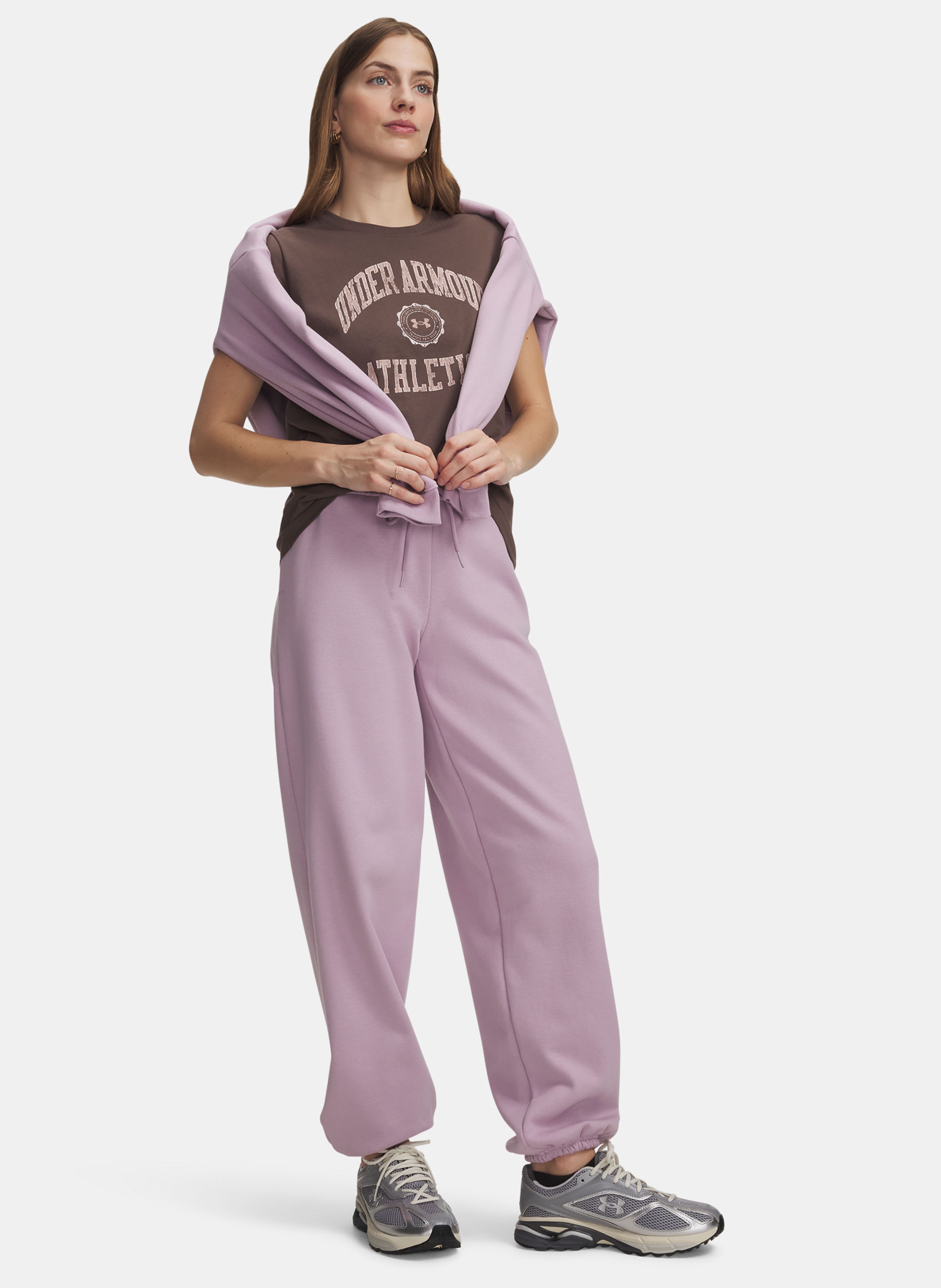 Ženske športne hlače Under Armour Icon Flc Gym Pant - 003