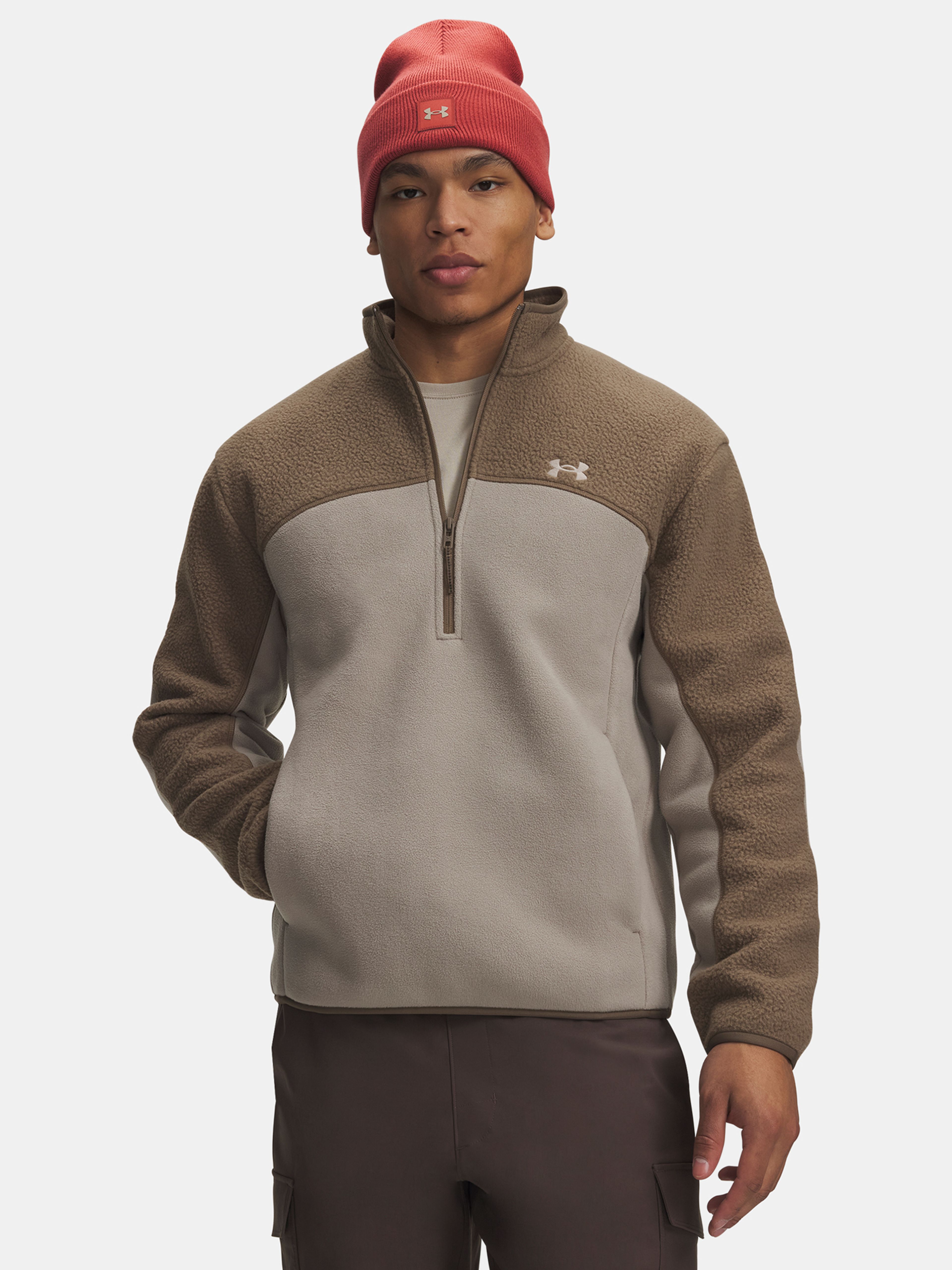 Meeste dressipluus Under Armour M CGI Basecamp HZ Fleece - 001