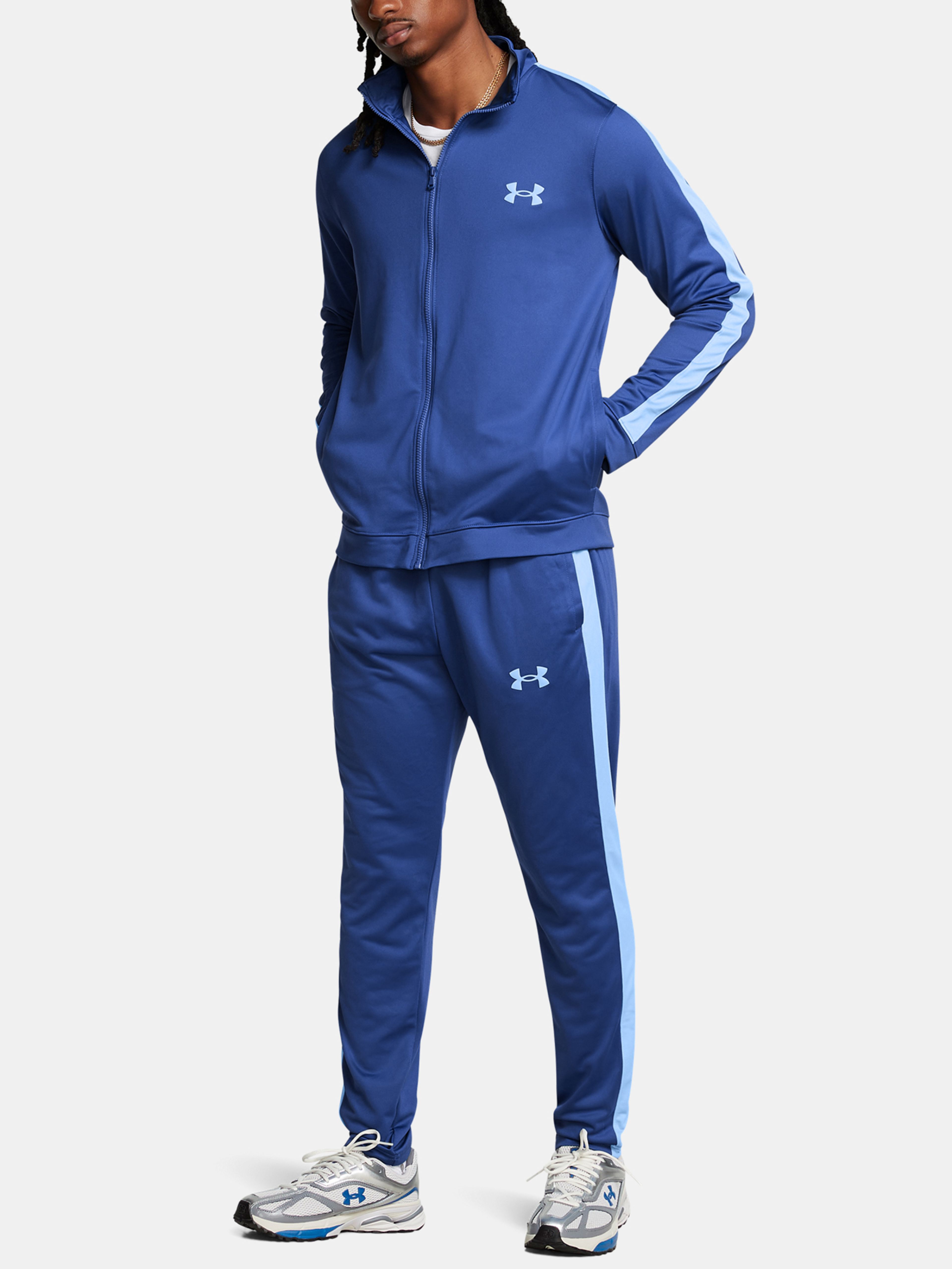 Férfi szett Under Armour UA Rival Knit Track Suit-BLU