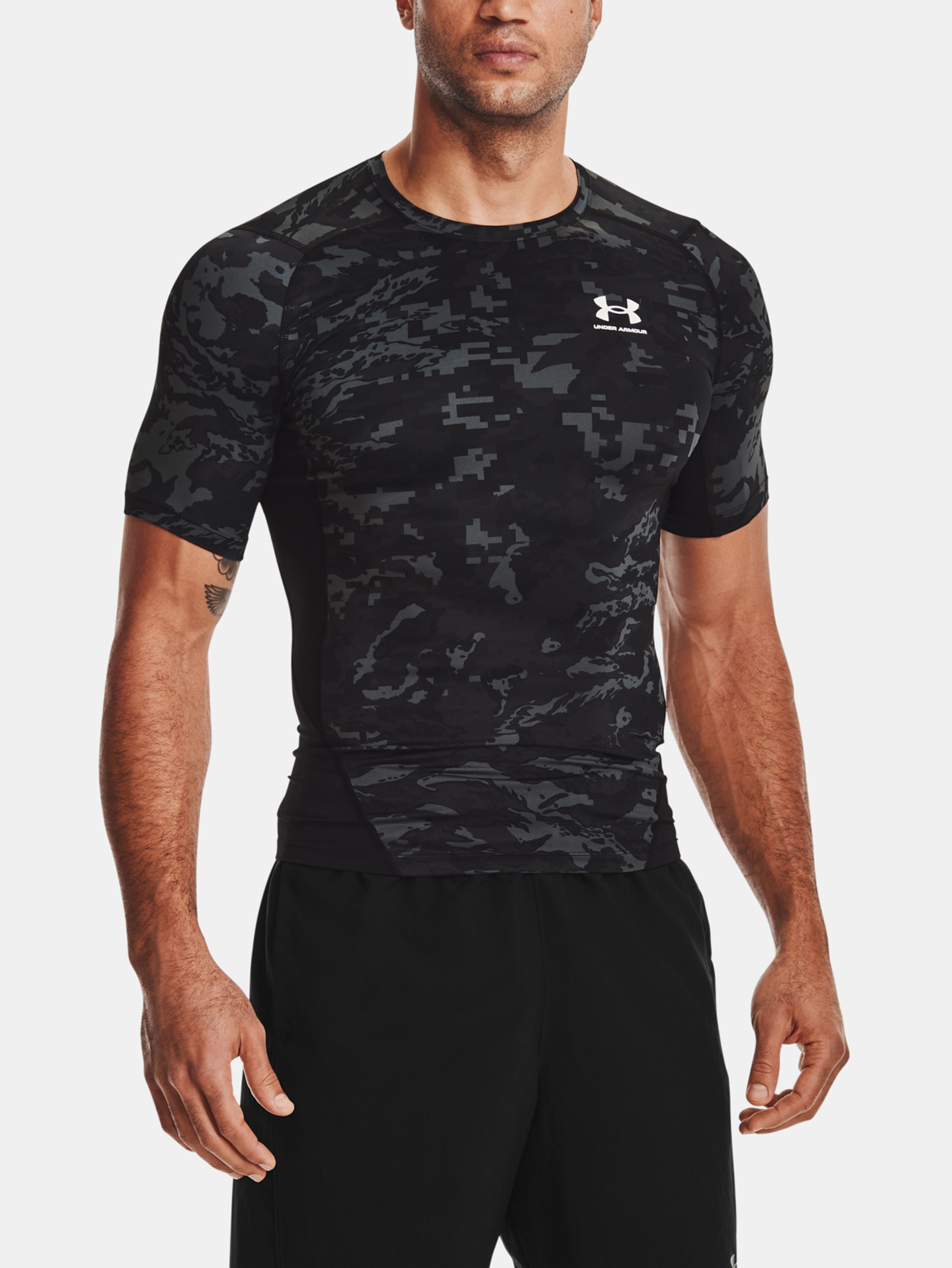 Meeste t-särk Under Armour HG Armour Camo Comp SS