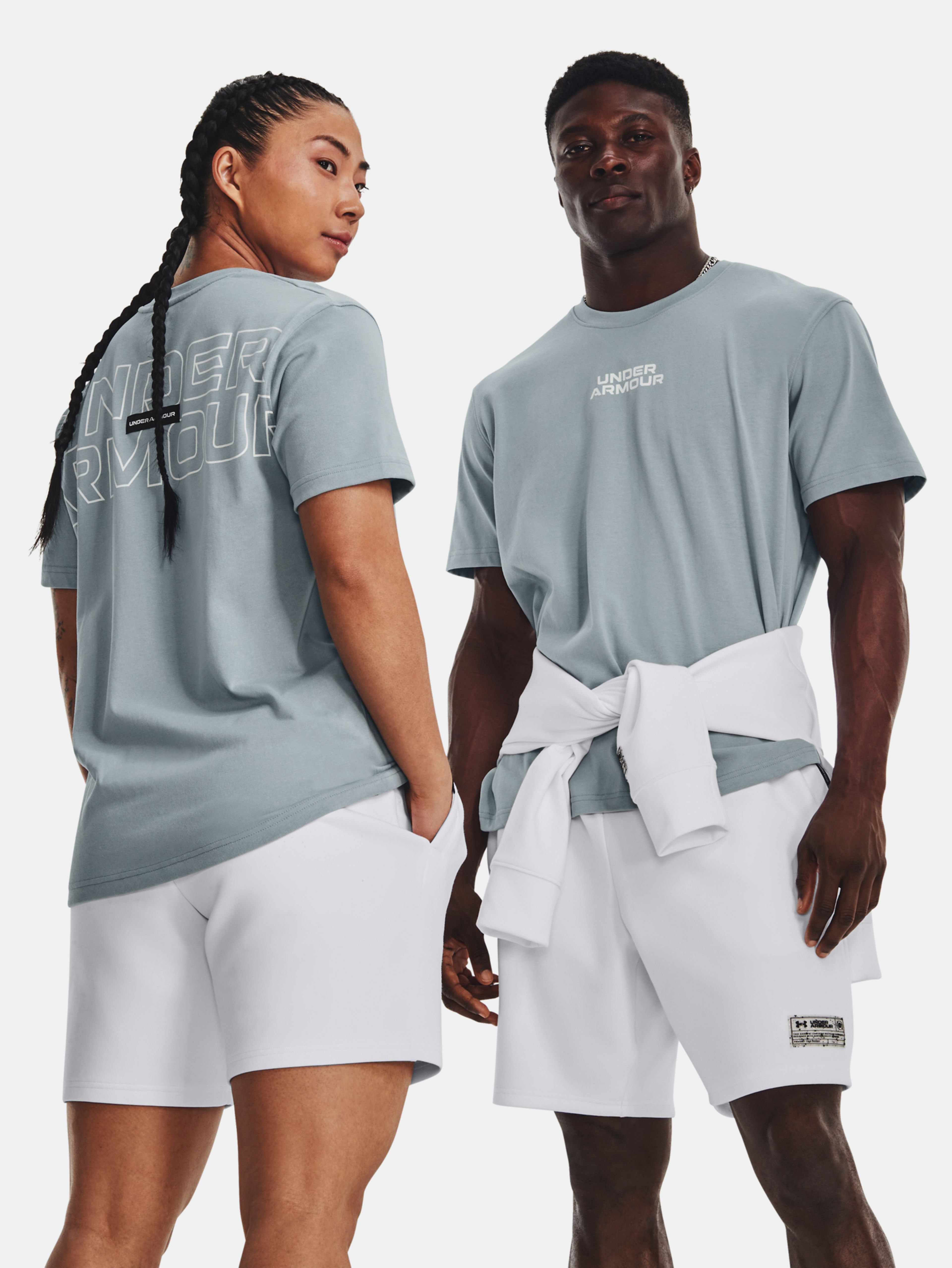 Unisex tričko Under Armour UA OUTLINE HEAVYWEIGHT SS