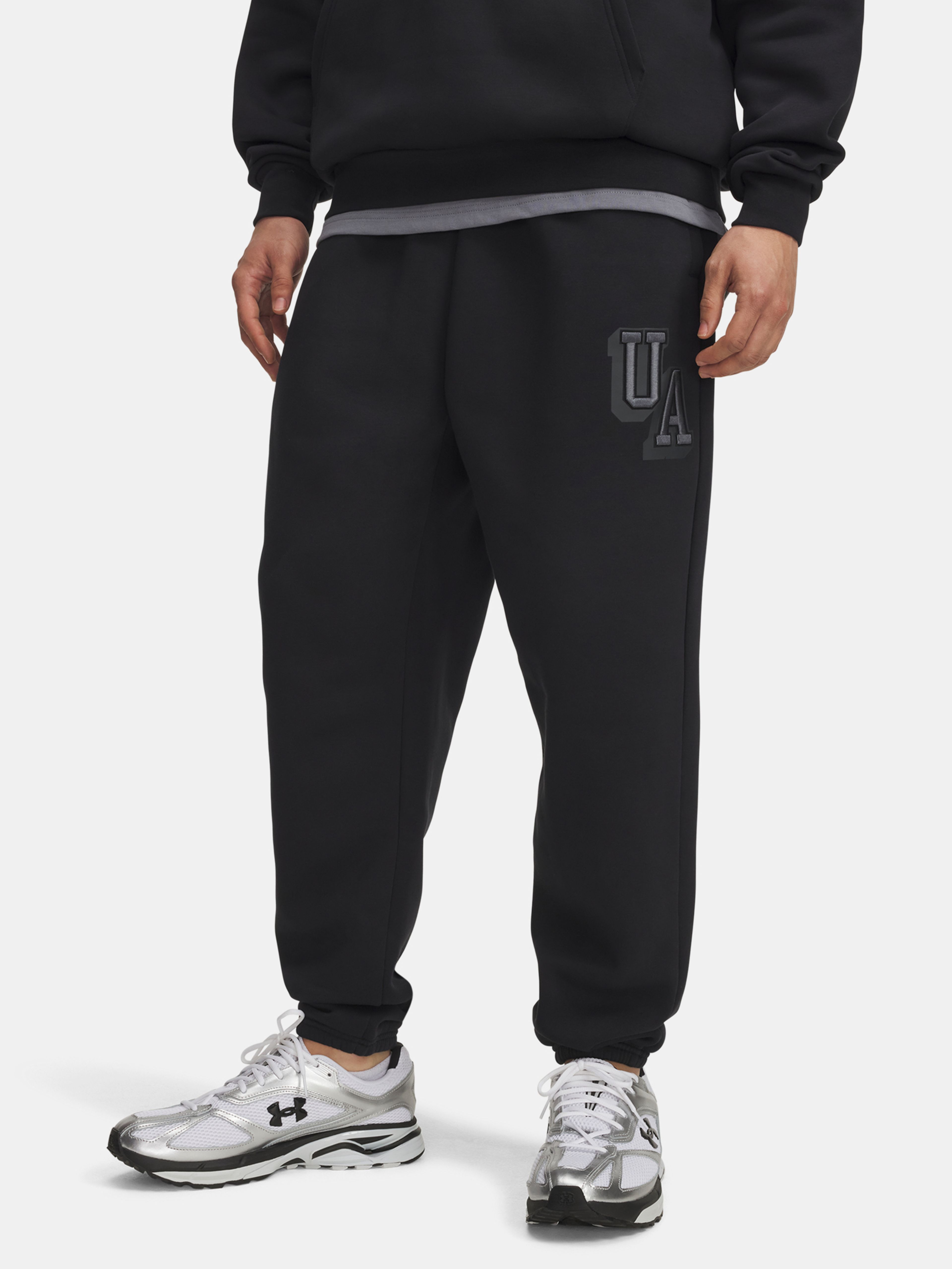 Férfi melegítők Under Armour UA Icon Flc Graphic Jgr-BLK