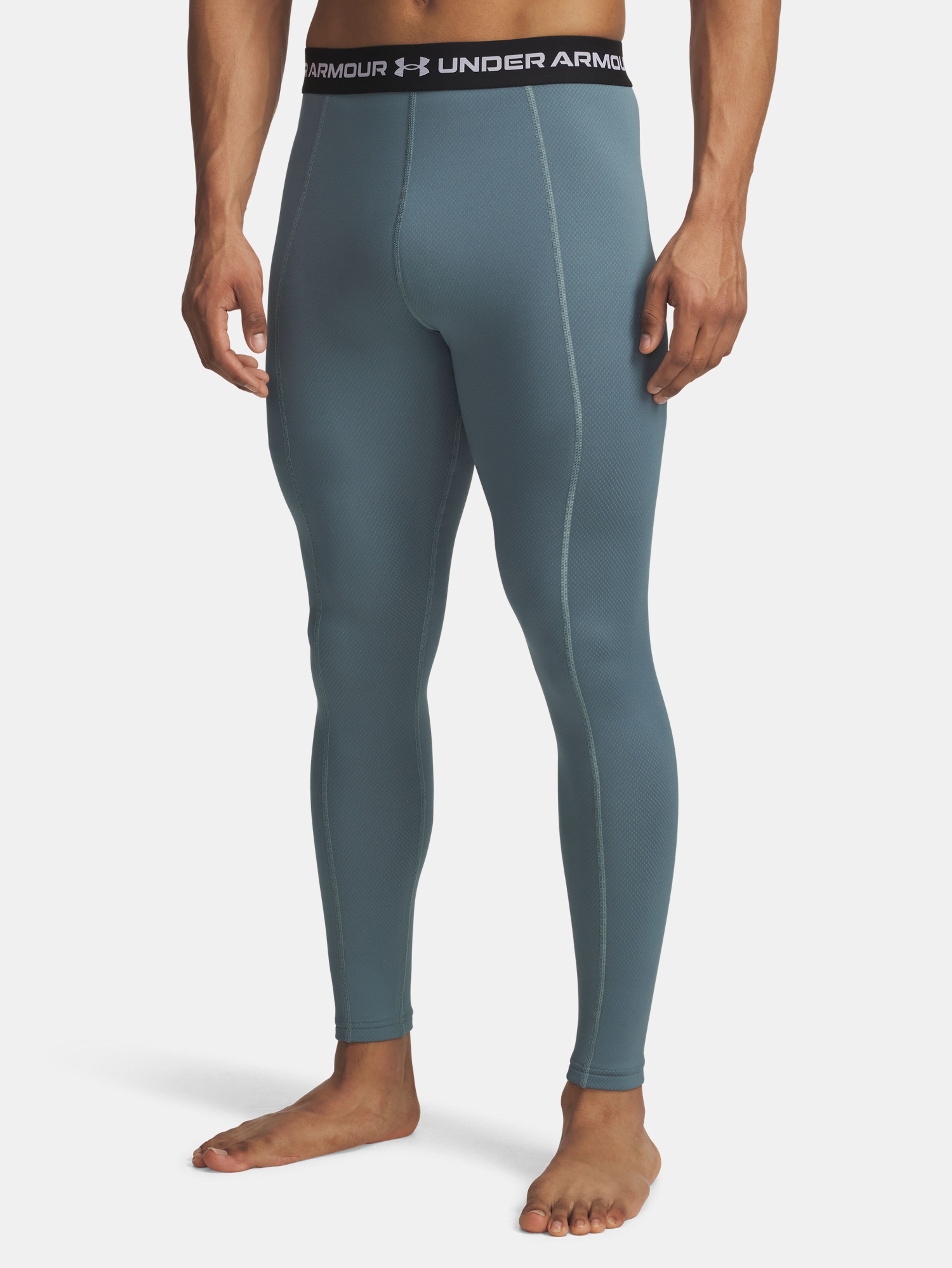 Pánske legíny Under Armour UA Halo Bonded Auxetic Legng-BLK