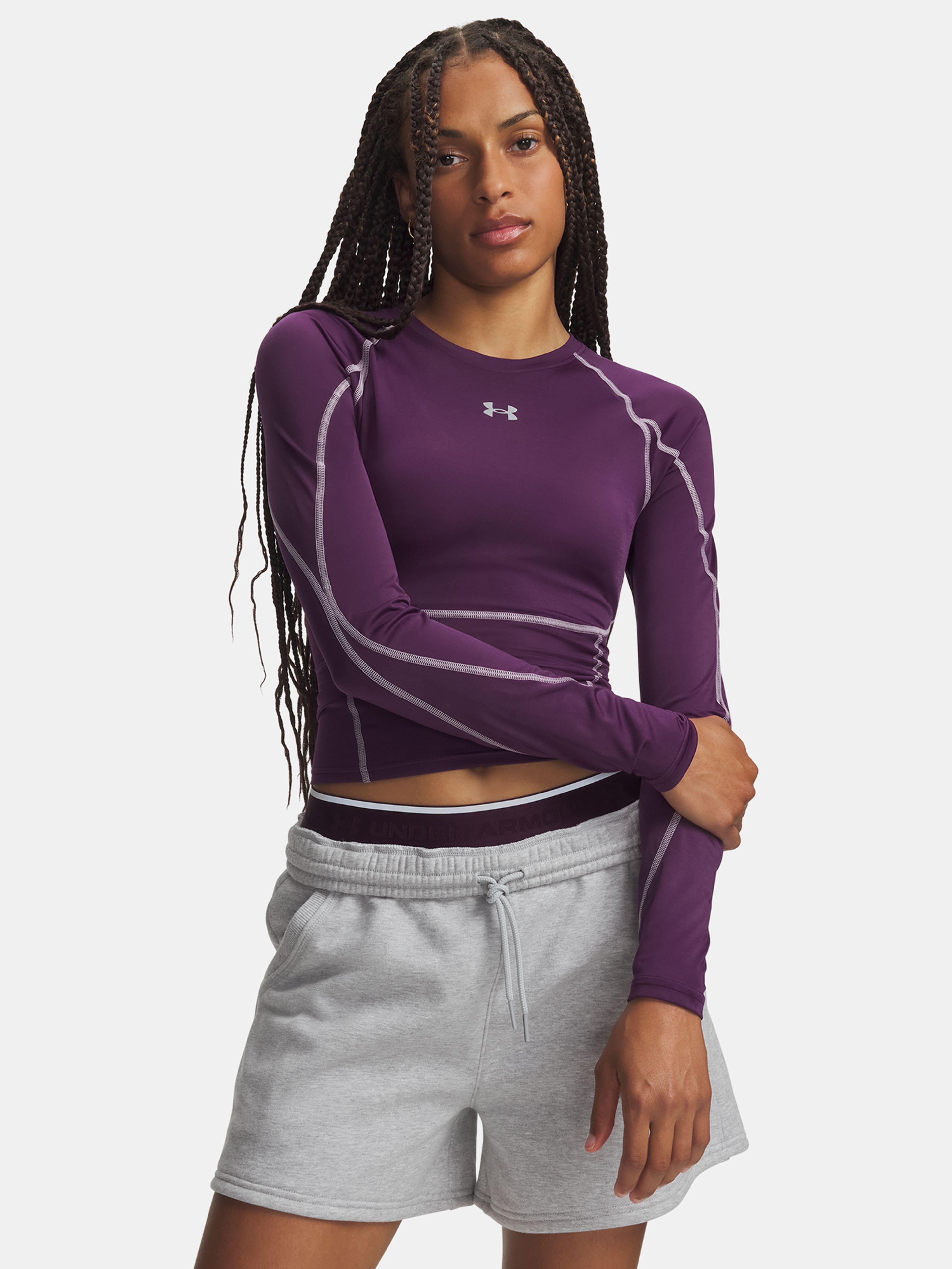 Sieviešu t-krekls Under Armour HeatGear Elite LS - 001