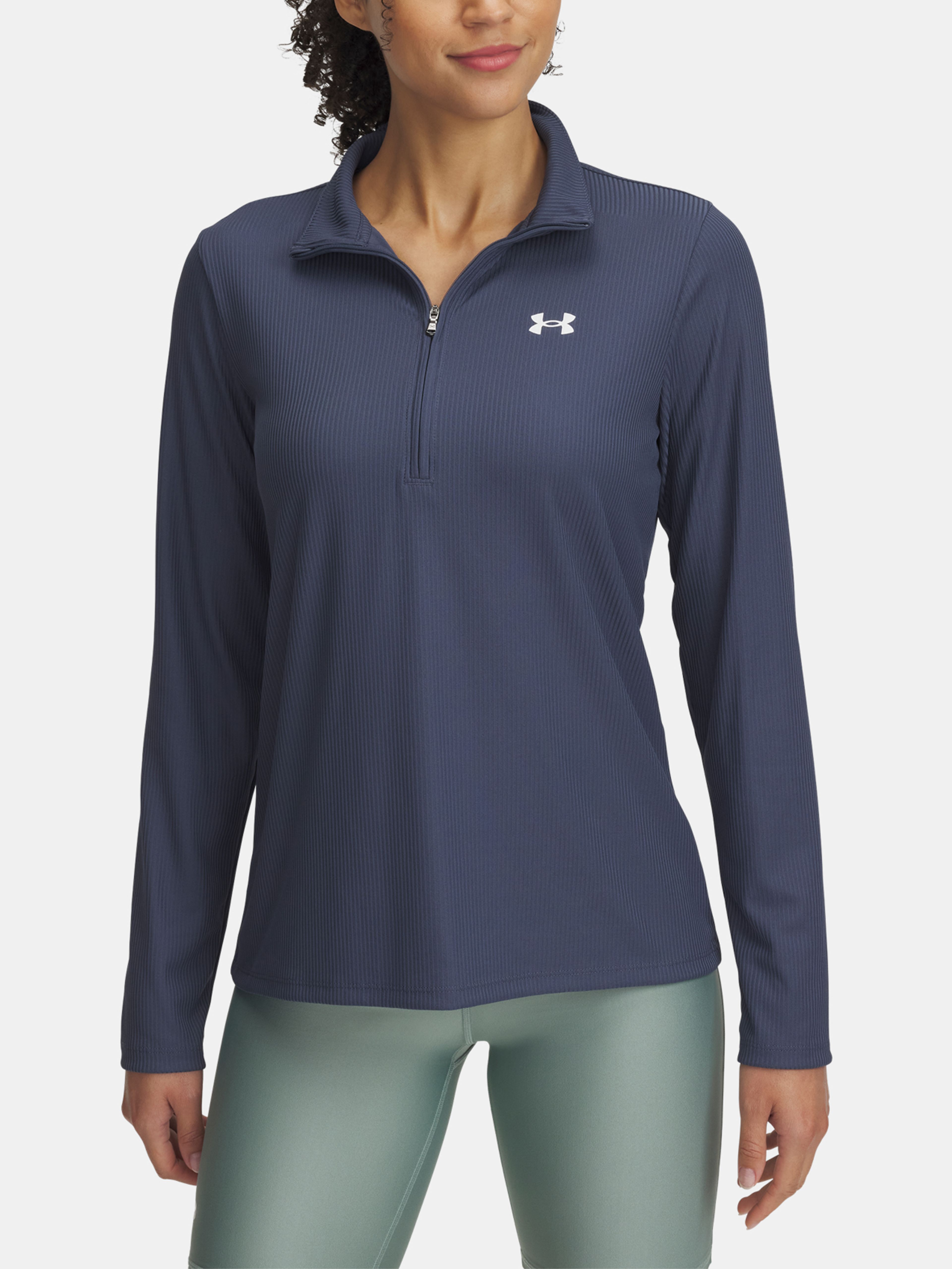 Dámske tričko Under Armour Tech Rib 1/2 Zip