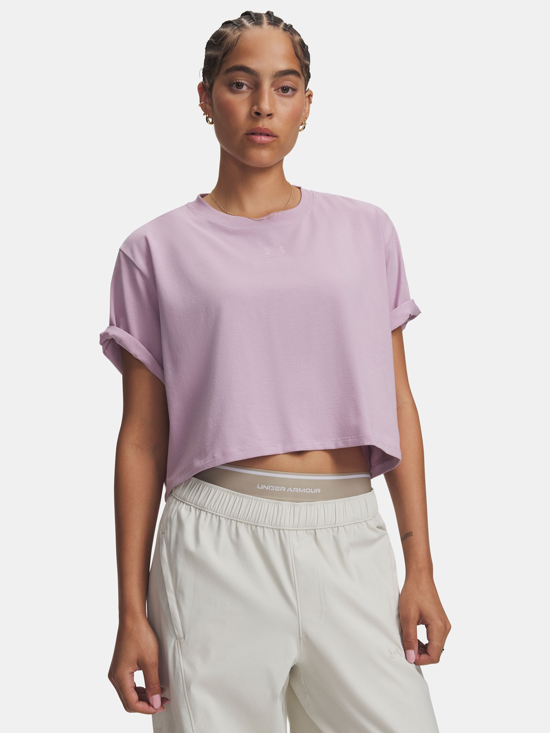 Ženska majica Under Armour UA Rival Boxy Tee Solid - 001