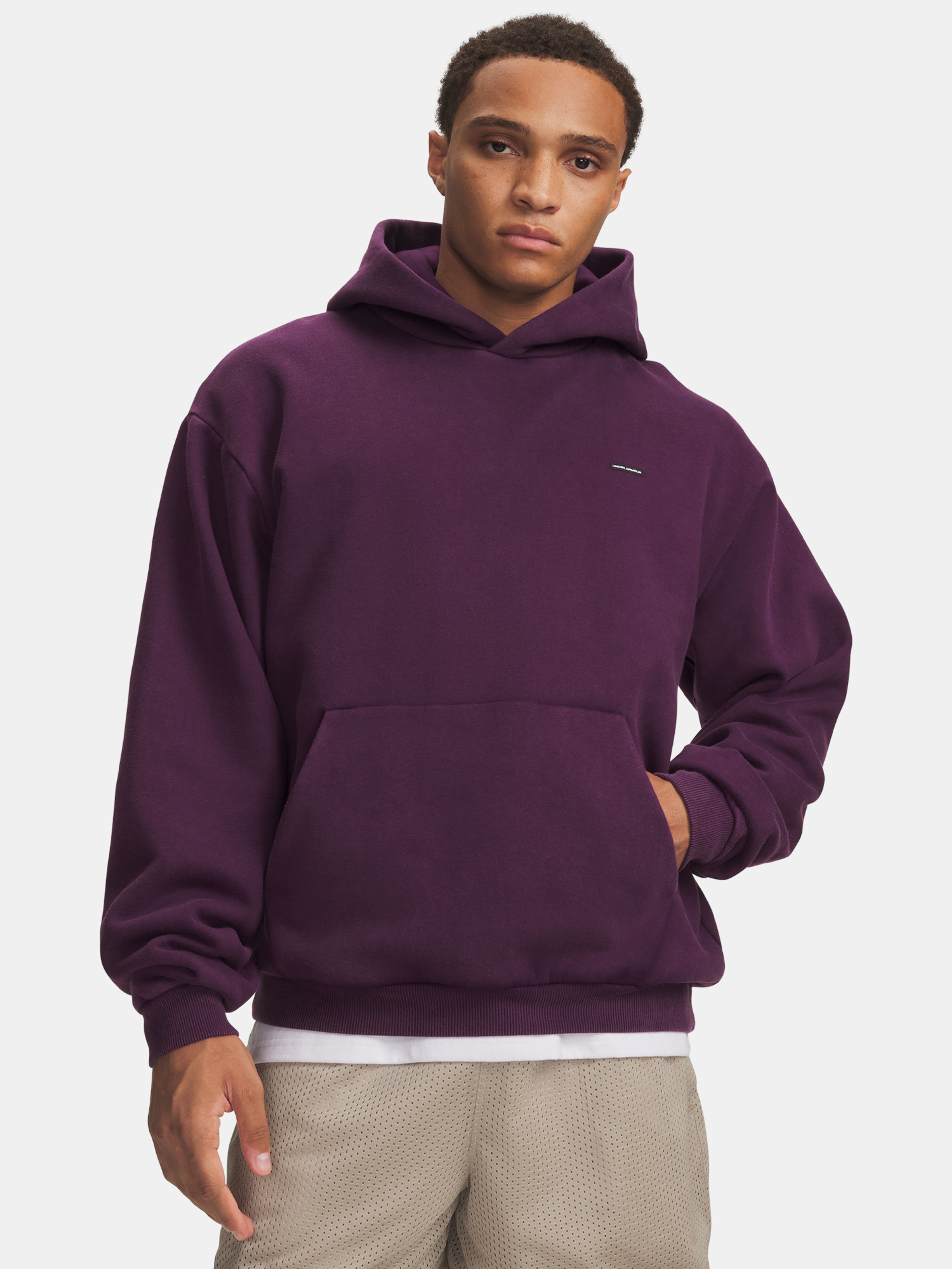 Pánská mikina Under Armour UA M ICON VINTAGE FLEECE HD - 001