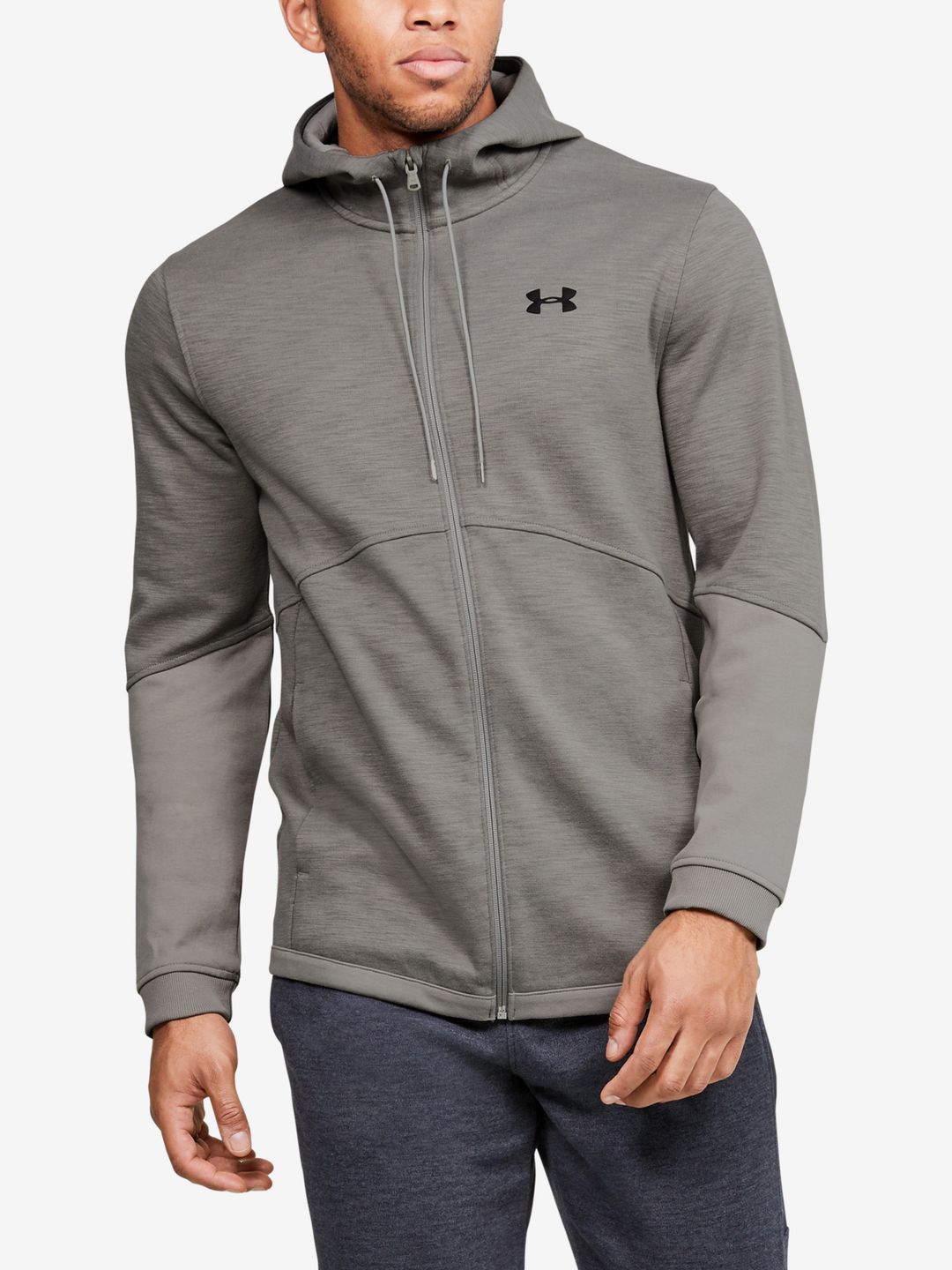 Panska mikina Under Armour DOUBLE KNIT FZ HOODIE underarmour.cz