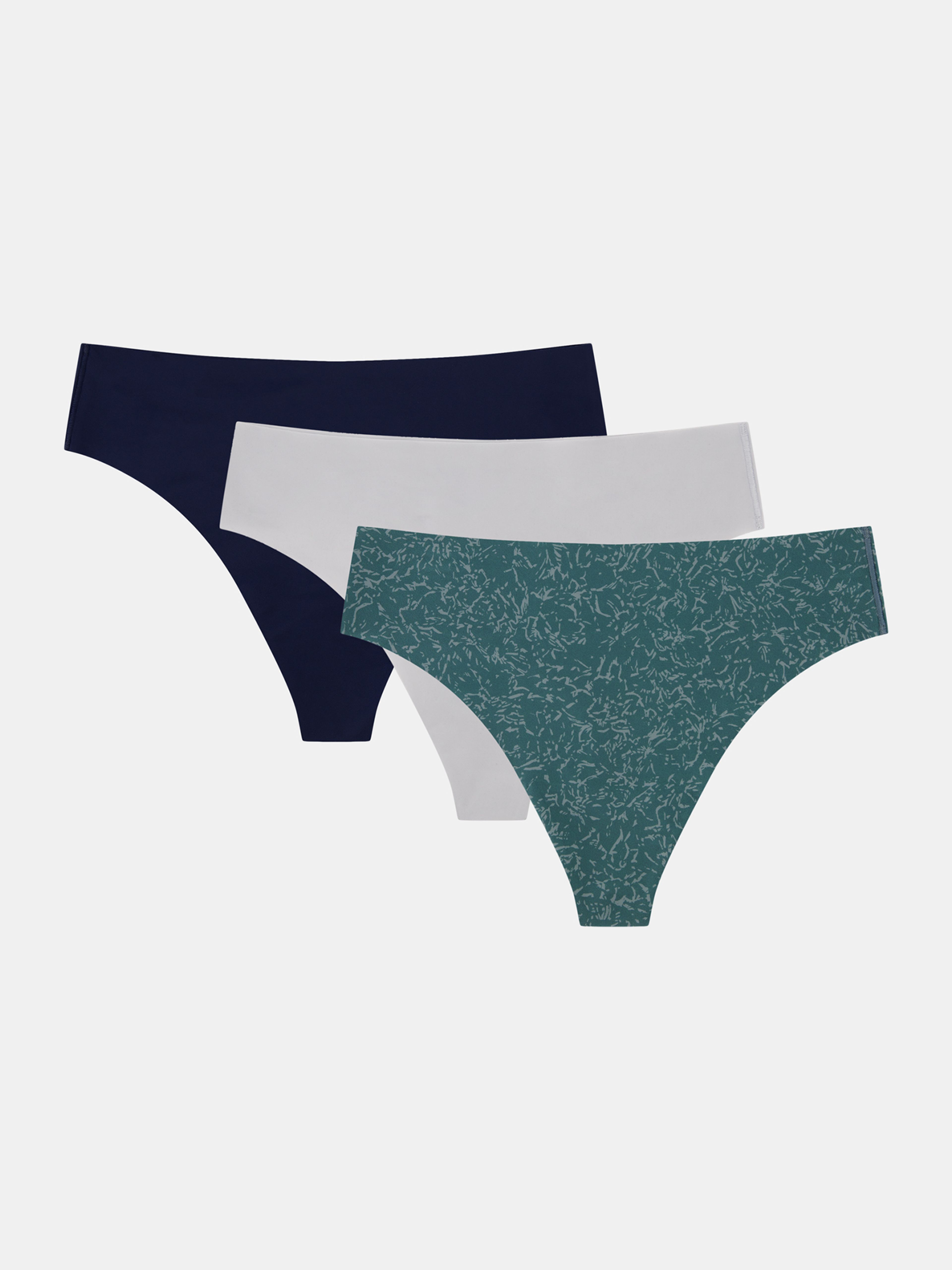 Ženske tangice Under Armour UA Essen Stretch No Show Thong-Print - 3pk - 001