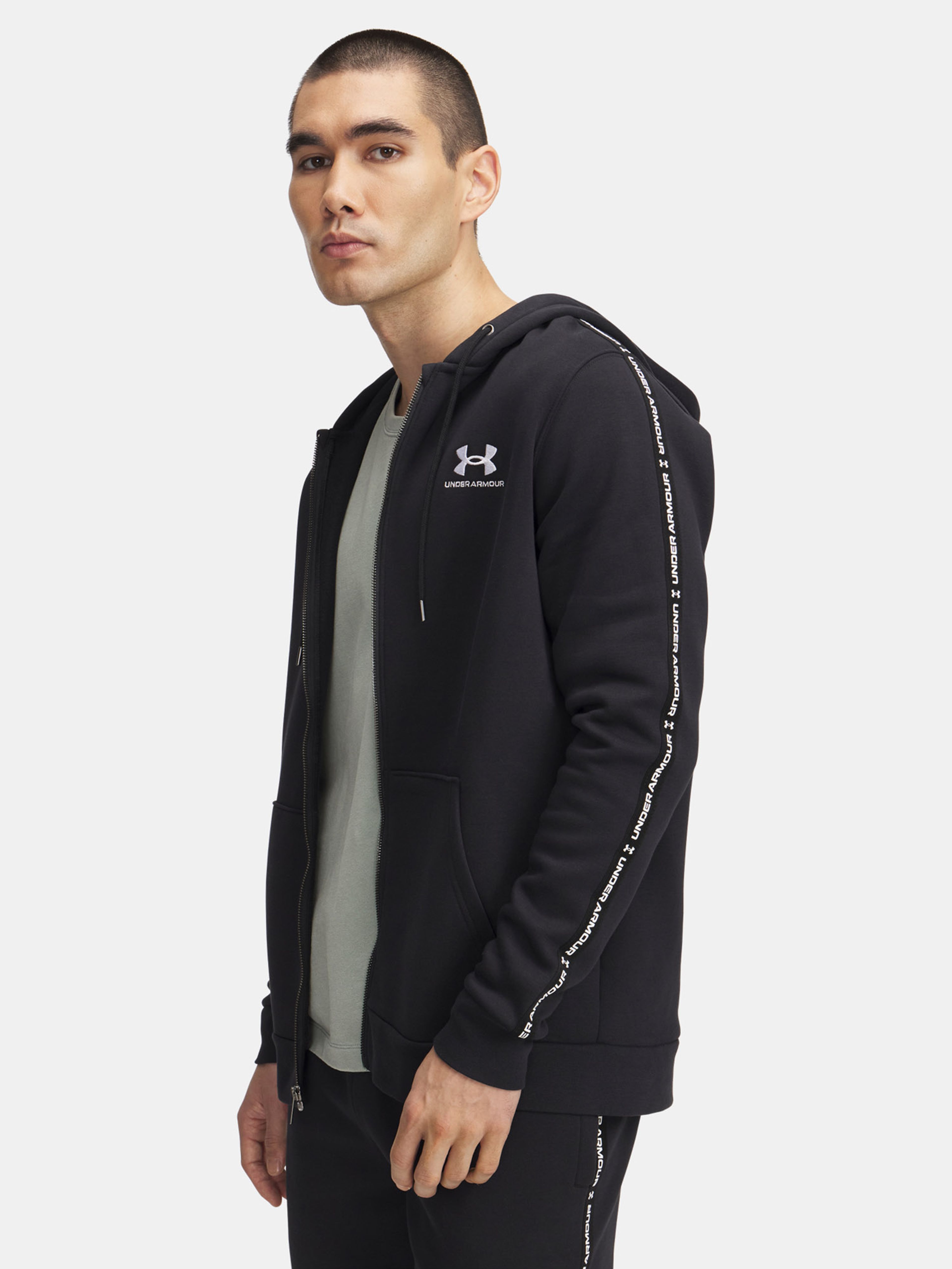 Férfi felső Under Armour UA Icon Fleece FZ Taping
