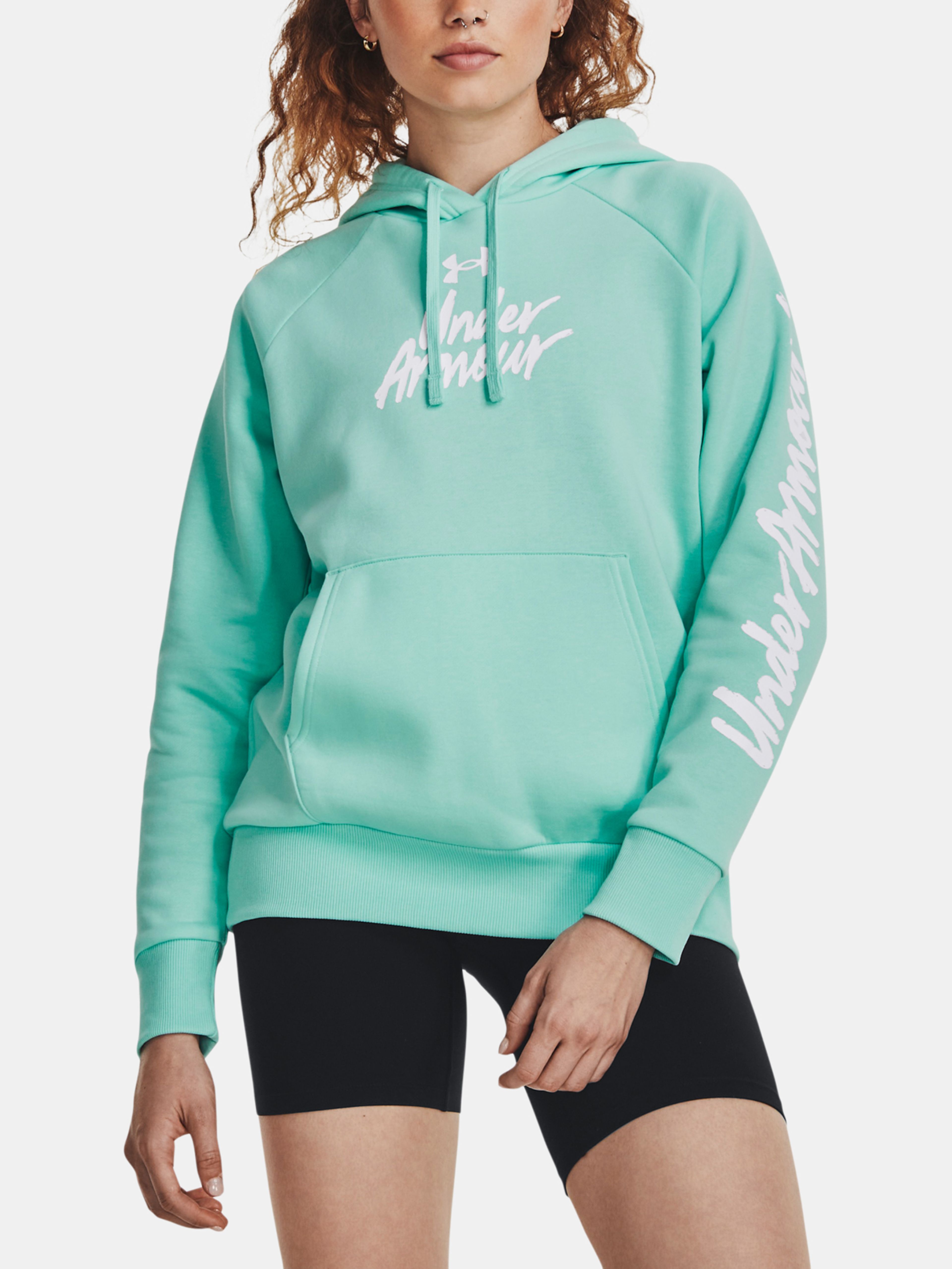 Dámská mikina Under Armour UA Rival Fleece Graphic Hdy