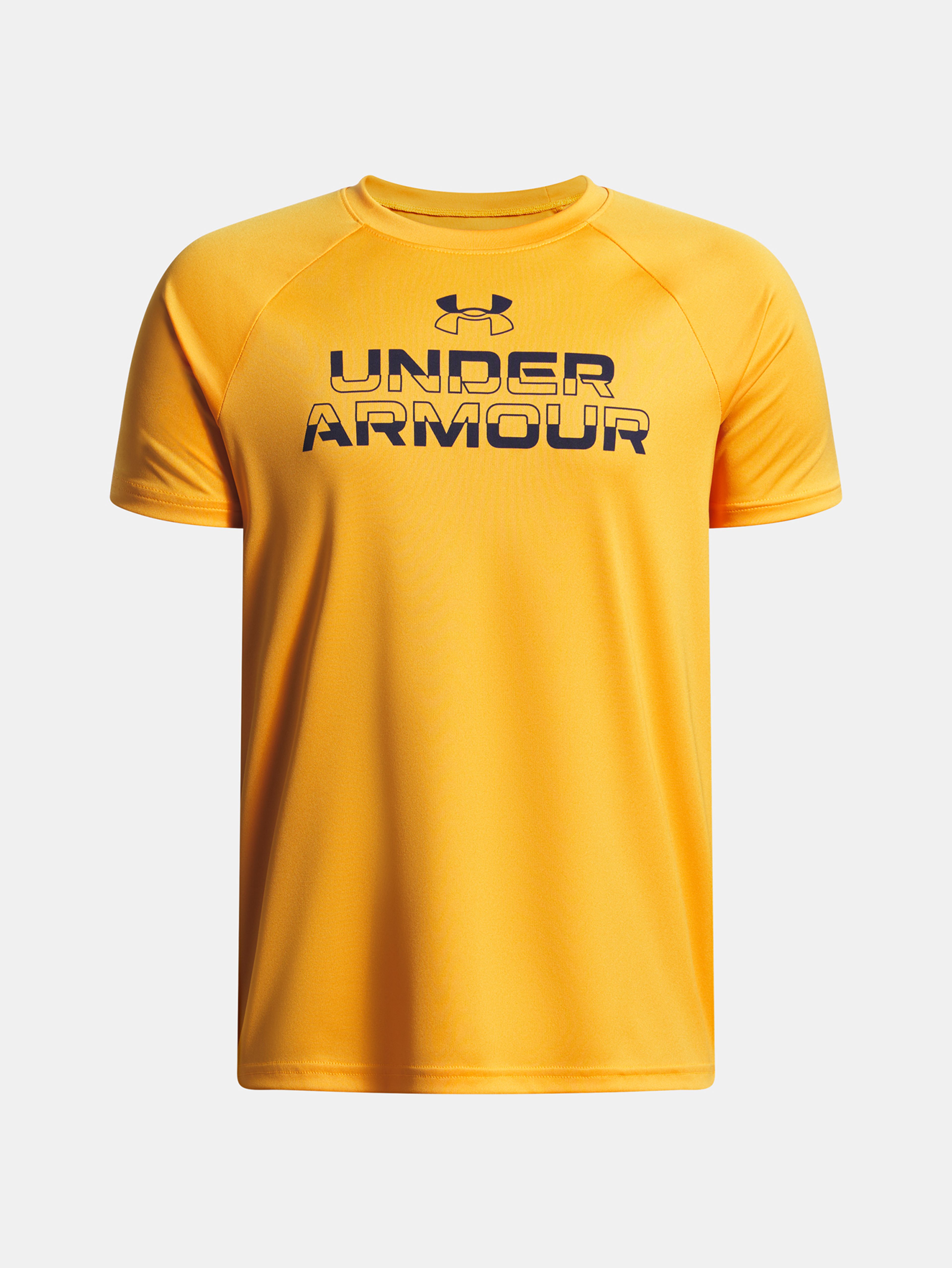 Deška majica Under Armour UA Tech Split Wordmark SS-ORG
